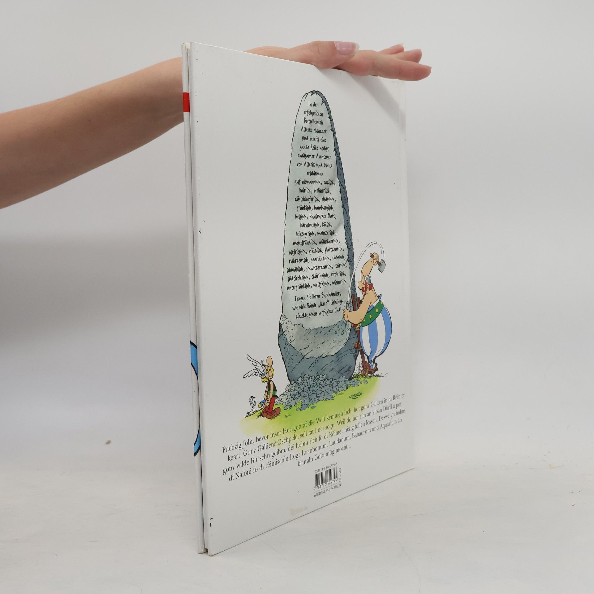 René Goscinny Asterix Mundart 60. Das Geschenk Cäsars. Sidtiroulerisch
