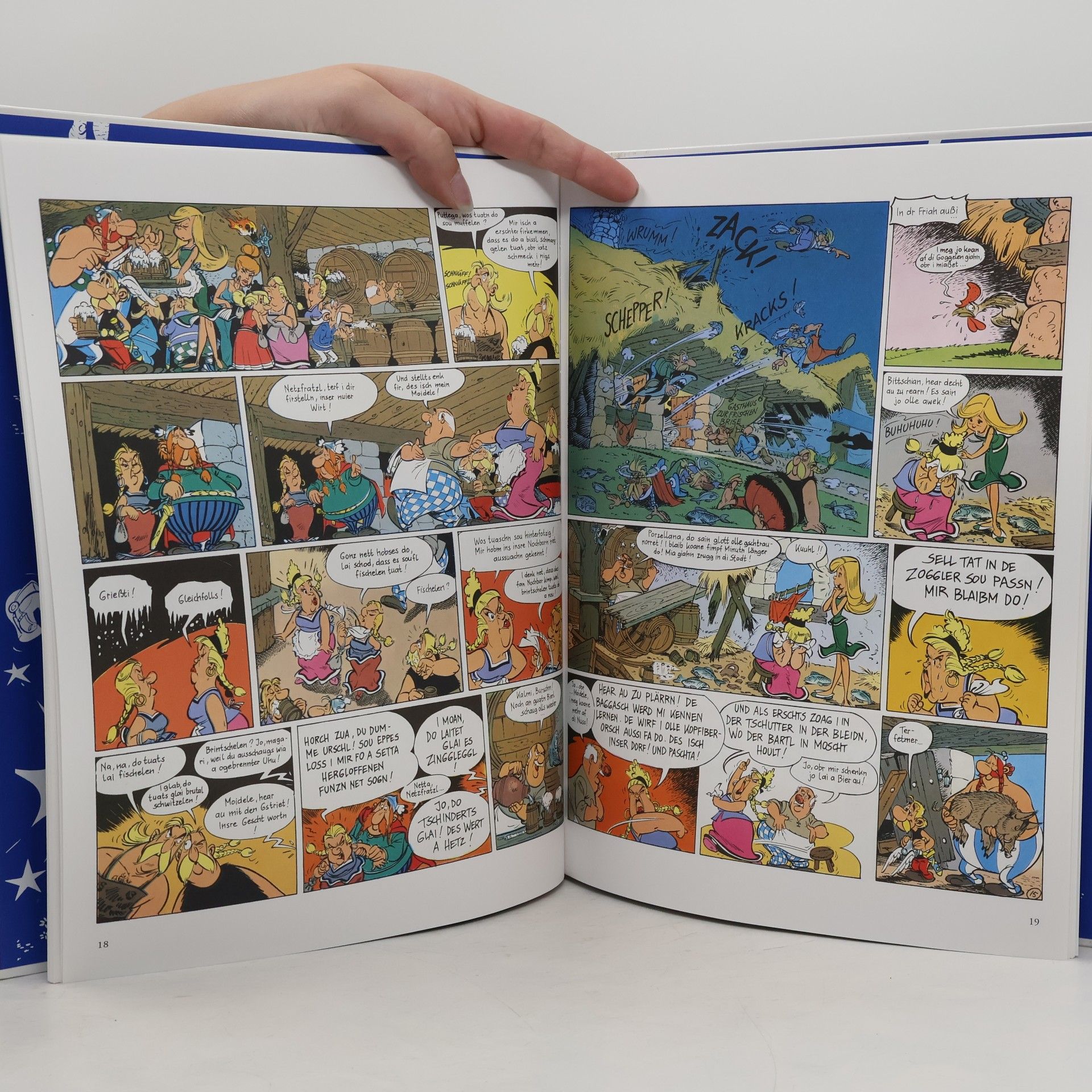 René Goscinny Asterix Mundart 60. Das Geschenk Cäsars. Sidtiroulerisch