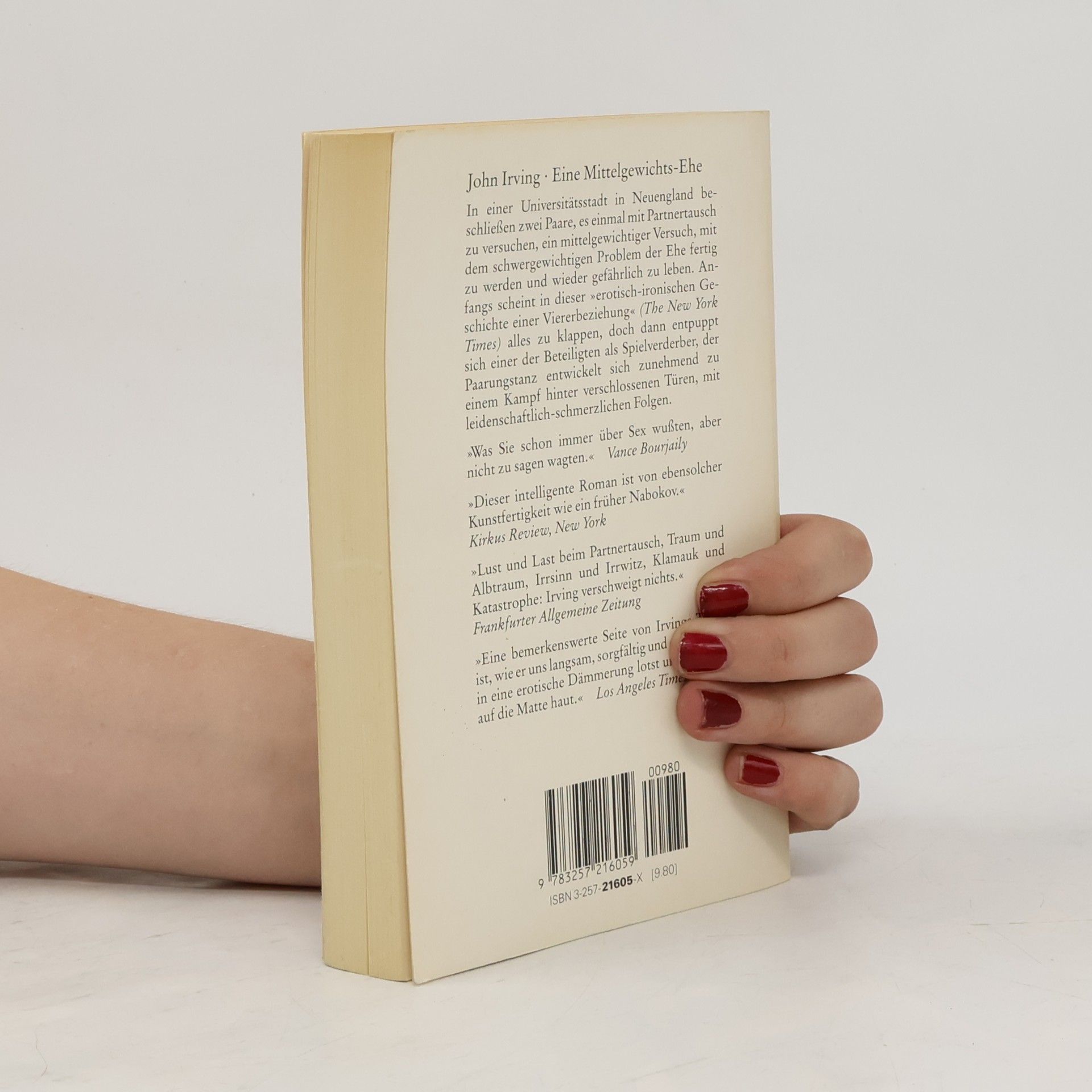 John Irving Eine Mittelgewichtsehe