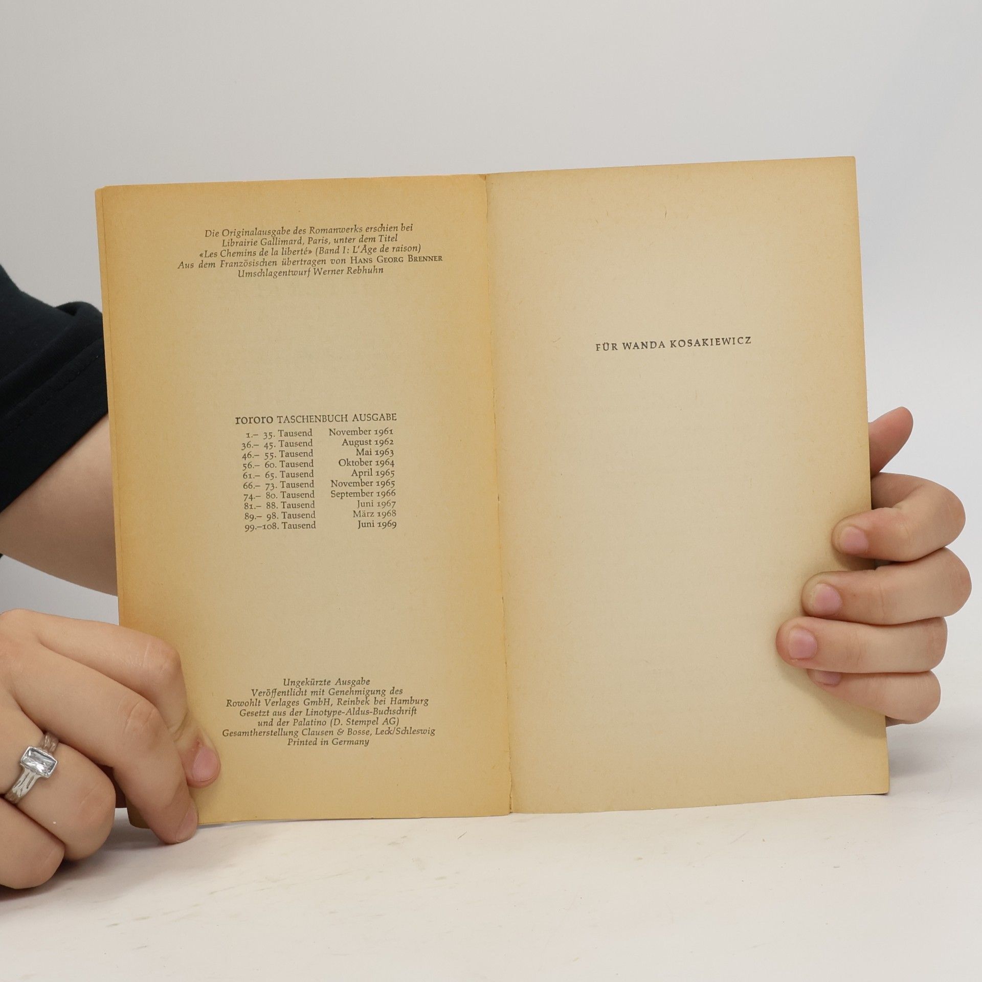 Jean-Paul Sartre Zeit der Reife
