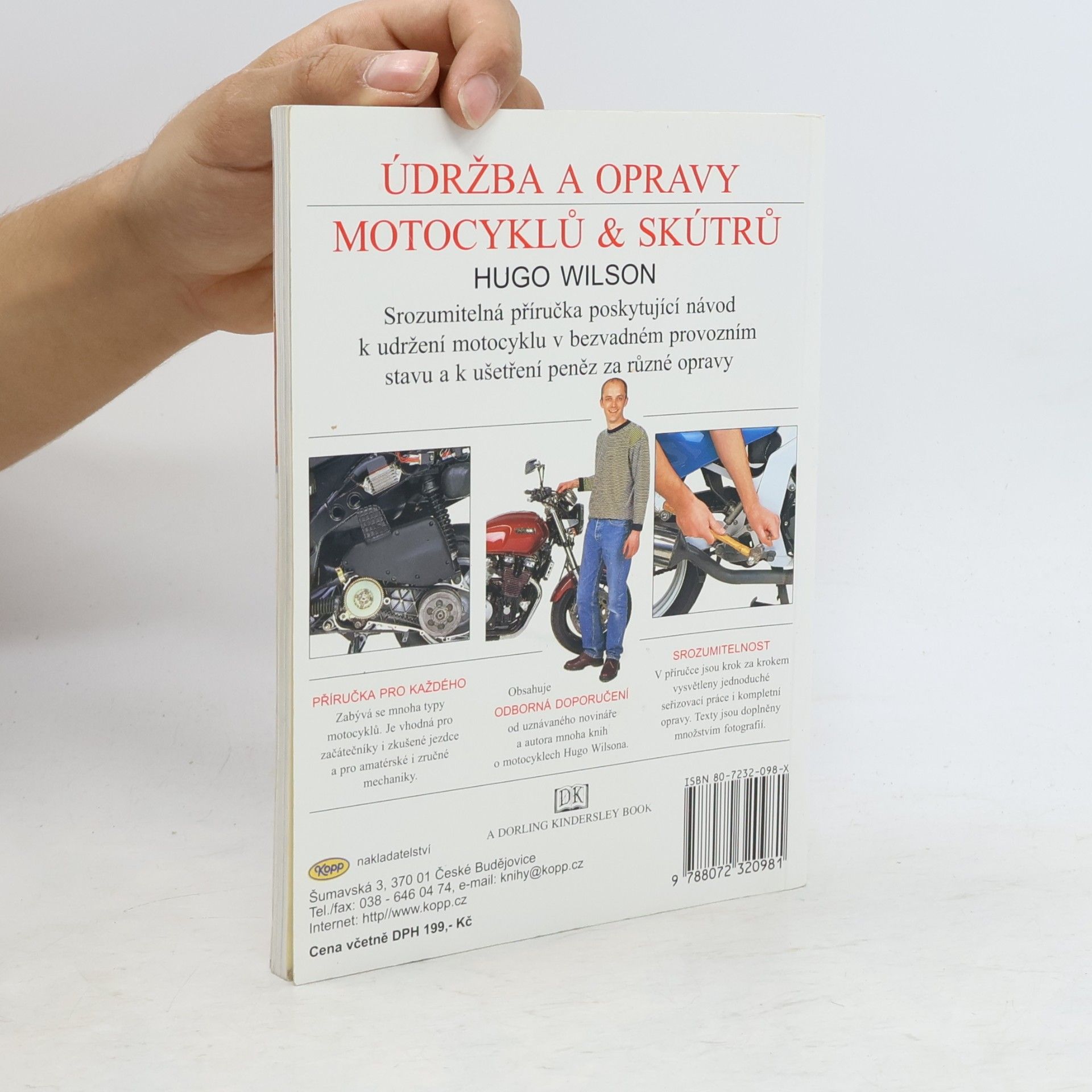 Hugo Wilson Údržba a opravy motocyklů a skútrů