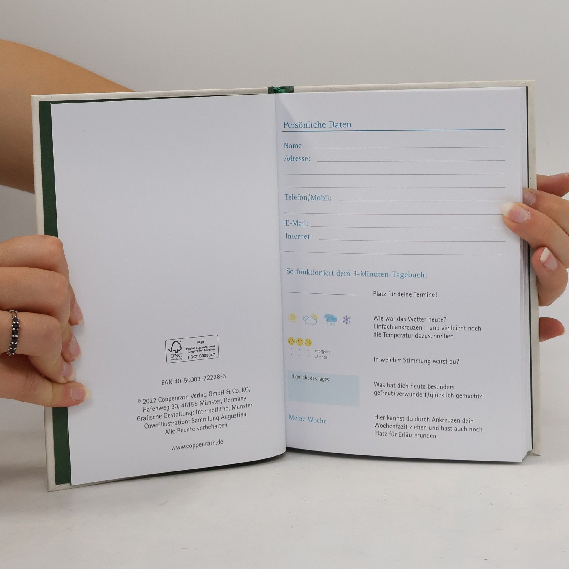 Kolektiv autorů Mein 3 Minuten Tagebuch