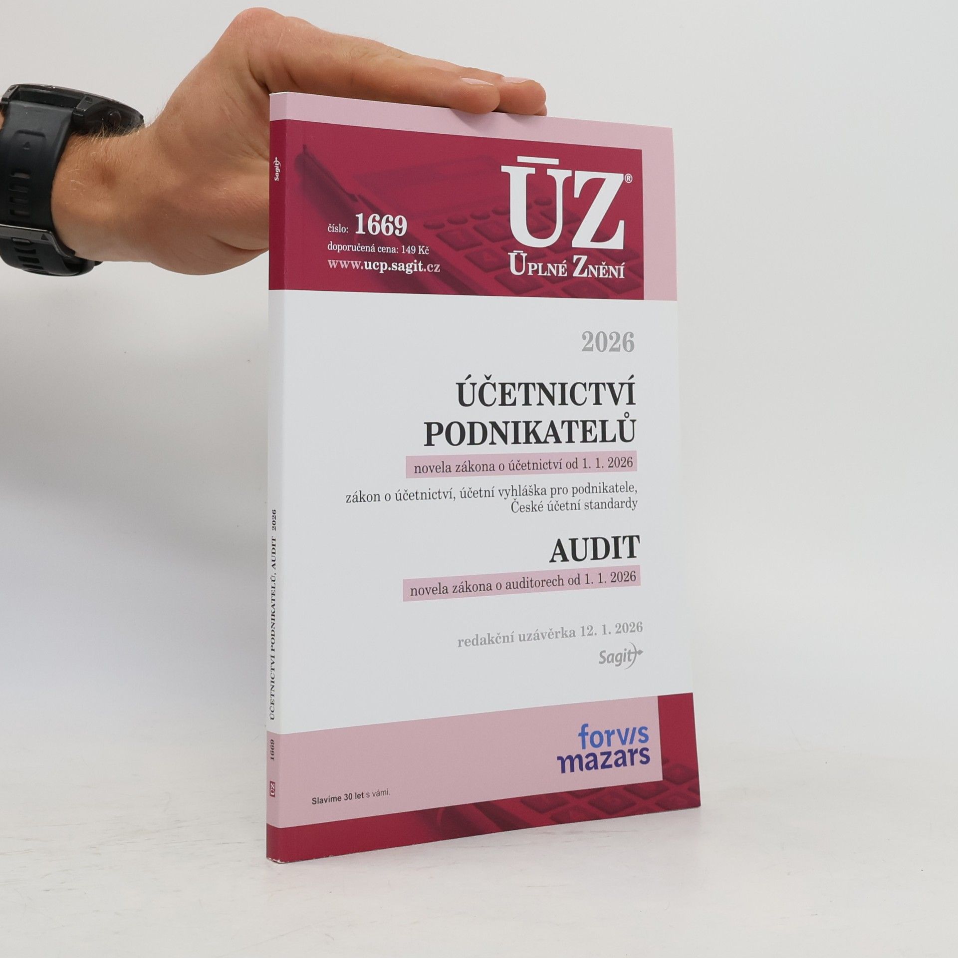 Auteurscollectief Účetnictví podnikatelů, audit 2026 1669