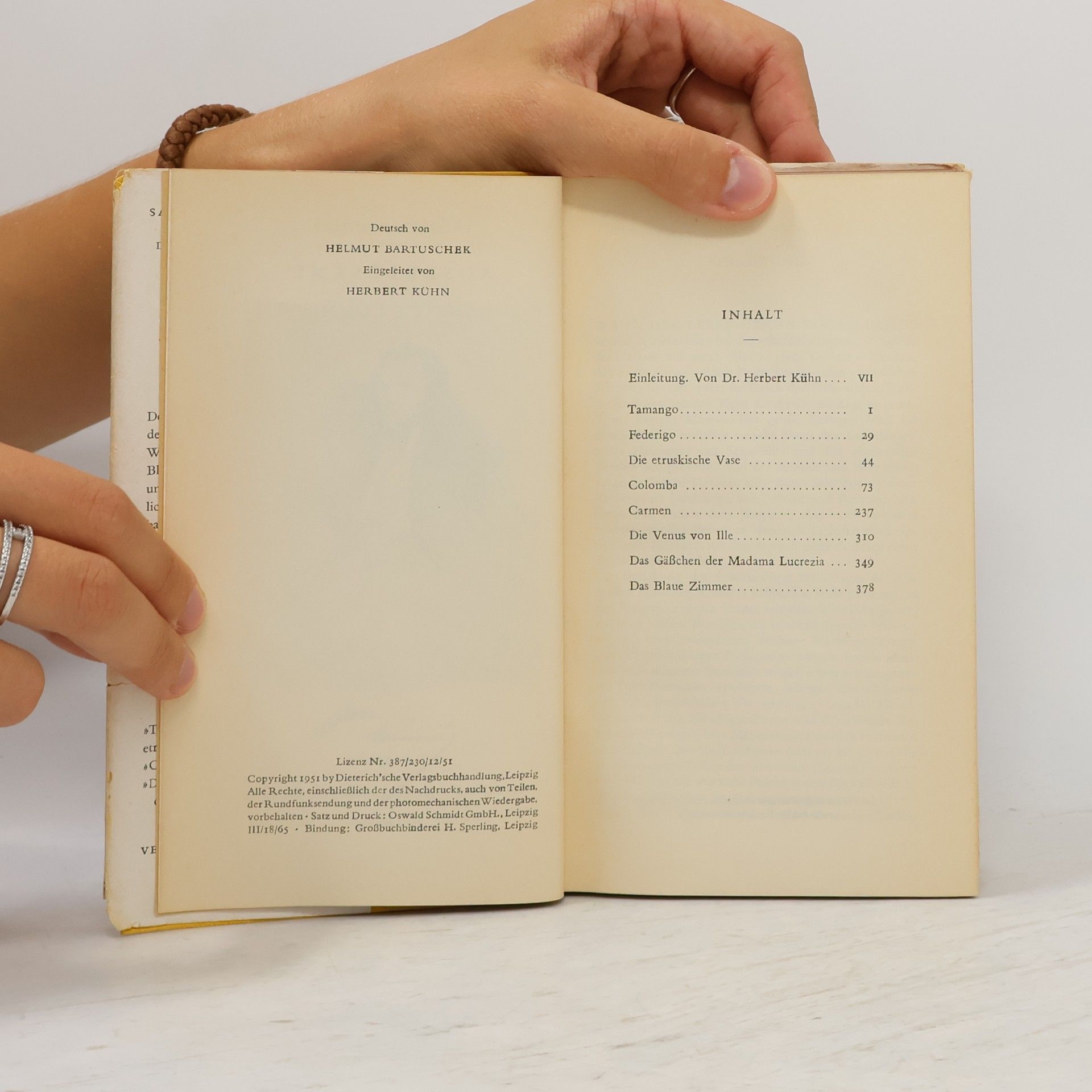 Prosper Mérimée Auserlesene Novellen