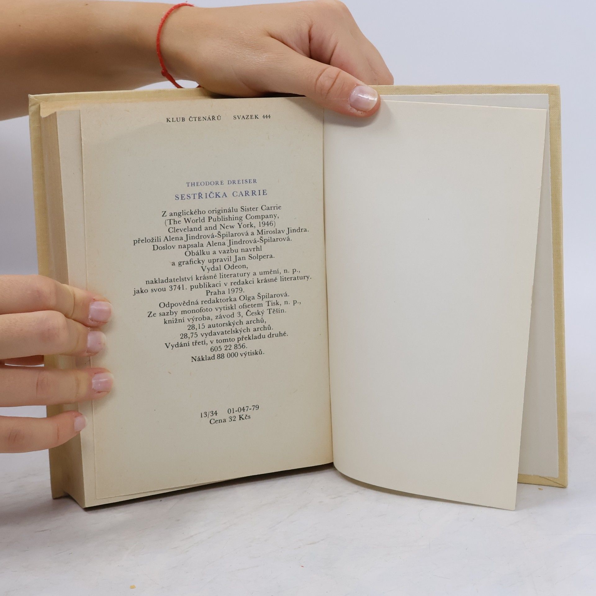 Theodore Dreiser Sestřička Carrie
