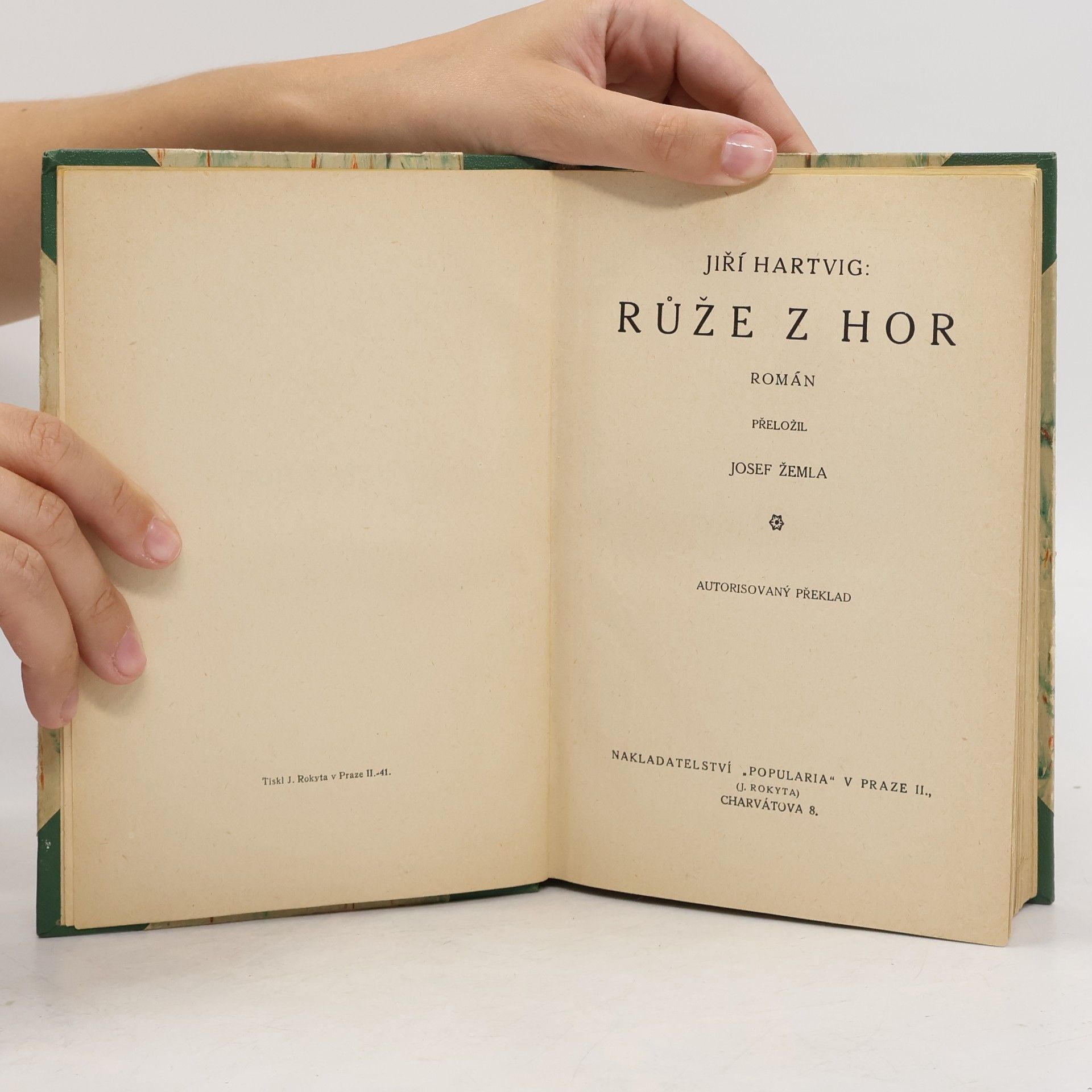 Georg Hartwig Růže z hor