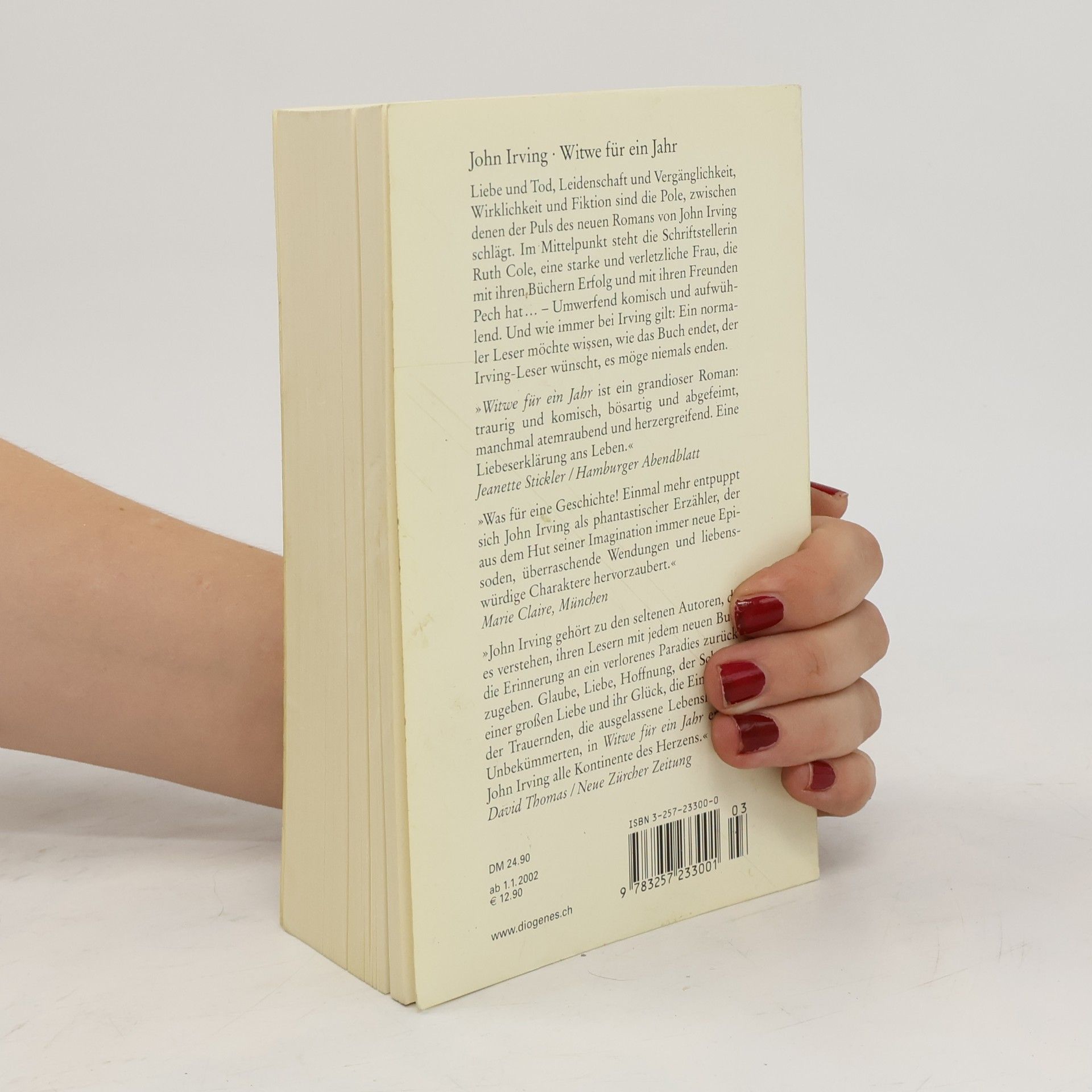 John Irving Witwe für ein Jahr