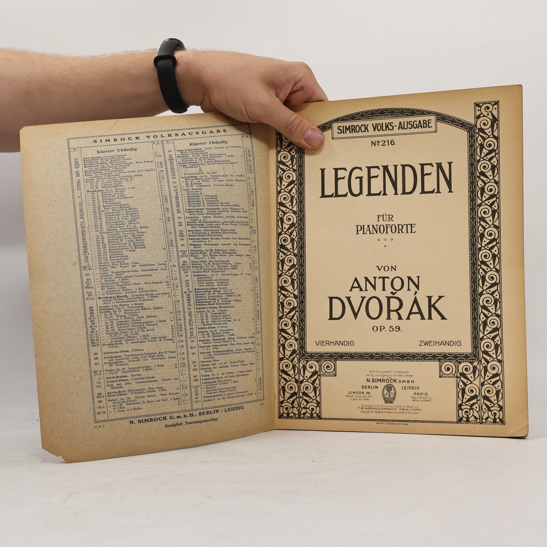 Antonín Dvořák Legenden op. 59