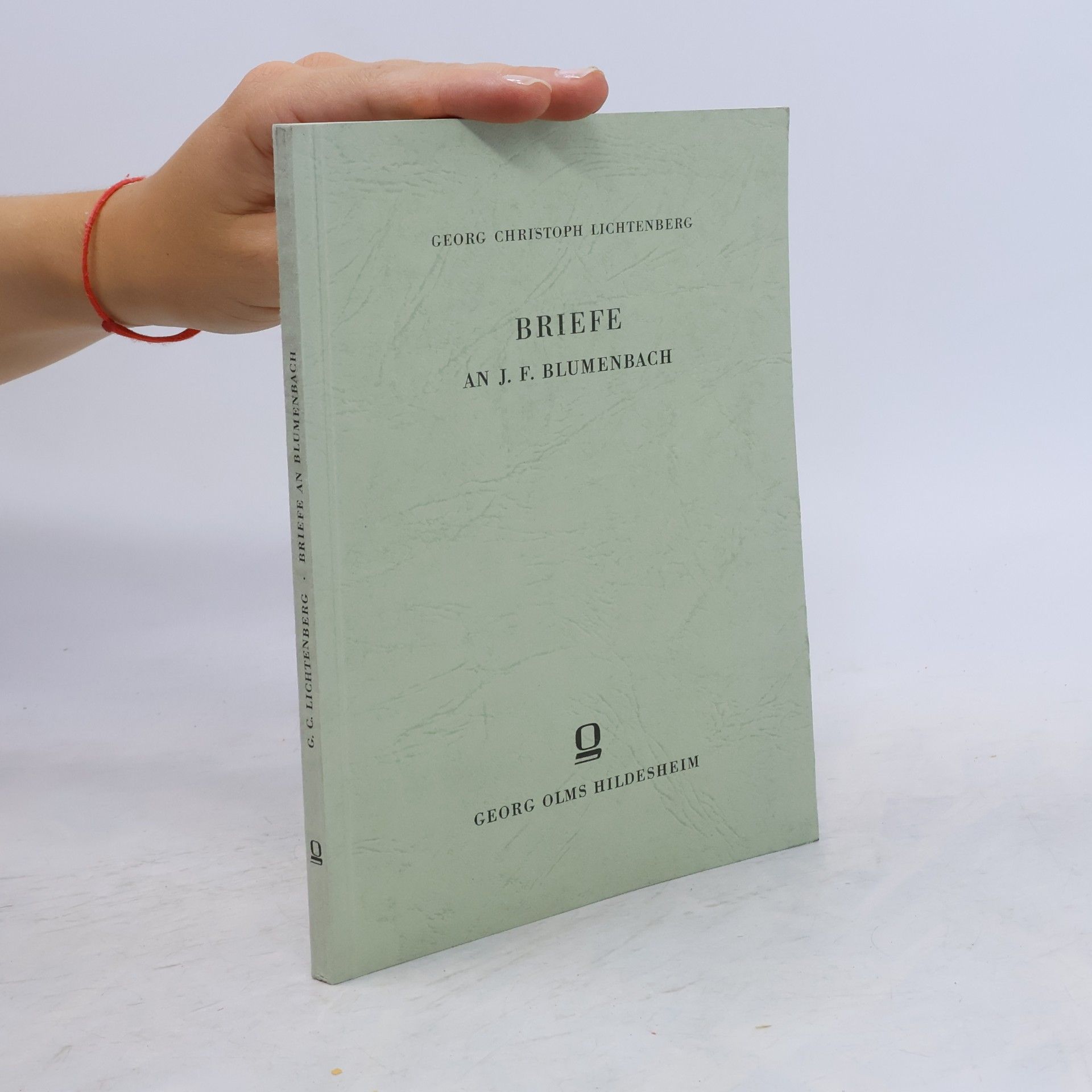 Georg Christoph Lichtenberg Briefe an J.F. Blumenbach