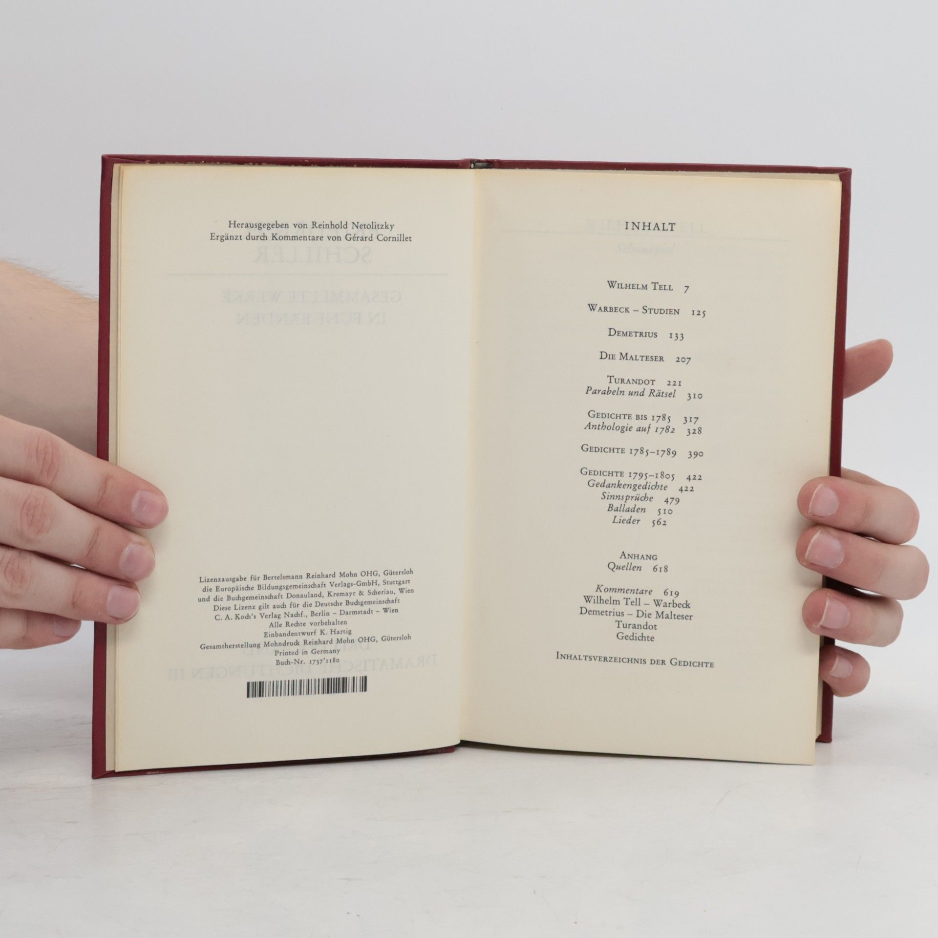 Friedrich Schiller Schillers Werke 3