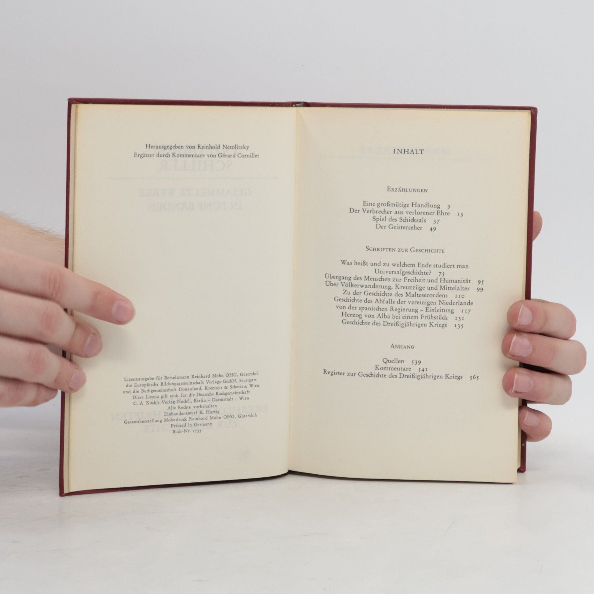 Friedrich Schiller Gesammelte Werke 4
