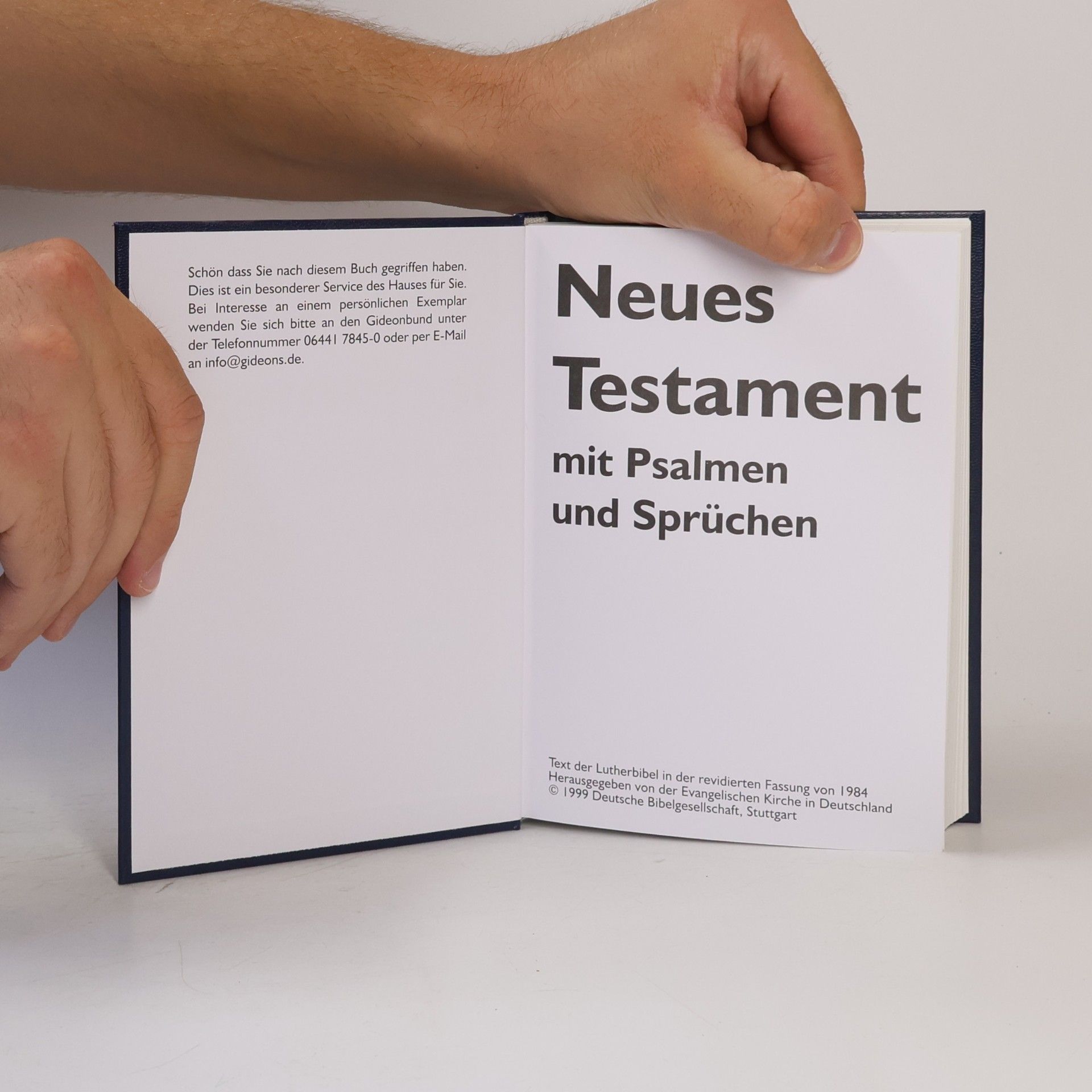 Various authors Neues Testament mit Psalmen und Sprüchen
