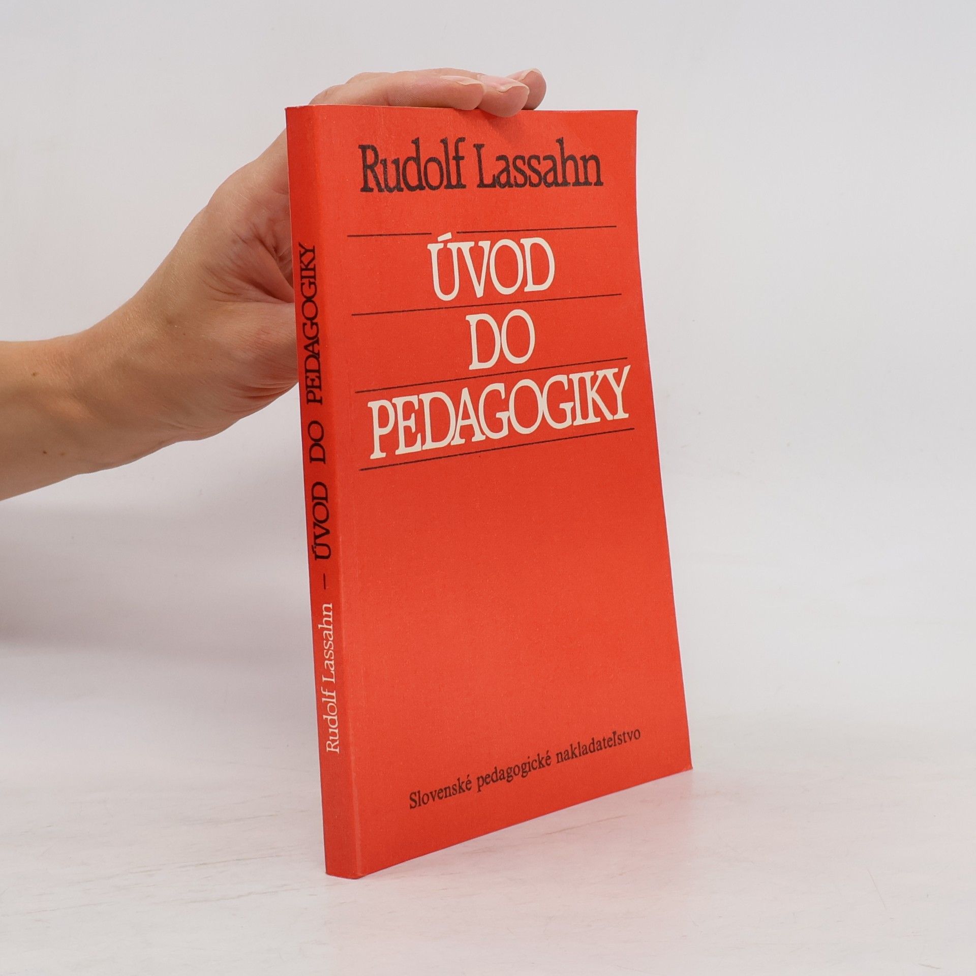 Rudolf Lassahn Úvod do pedagogiky
