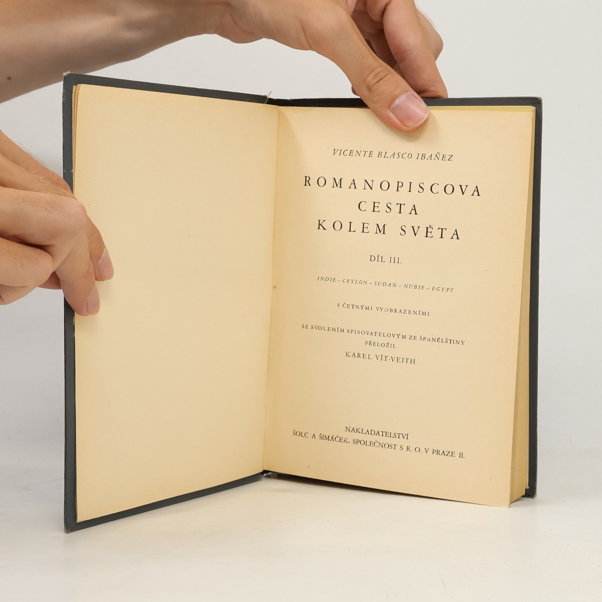 Vicente Blasco Ibáñez Romanopiscova cesta kolem světa III