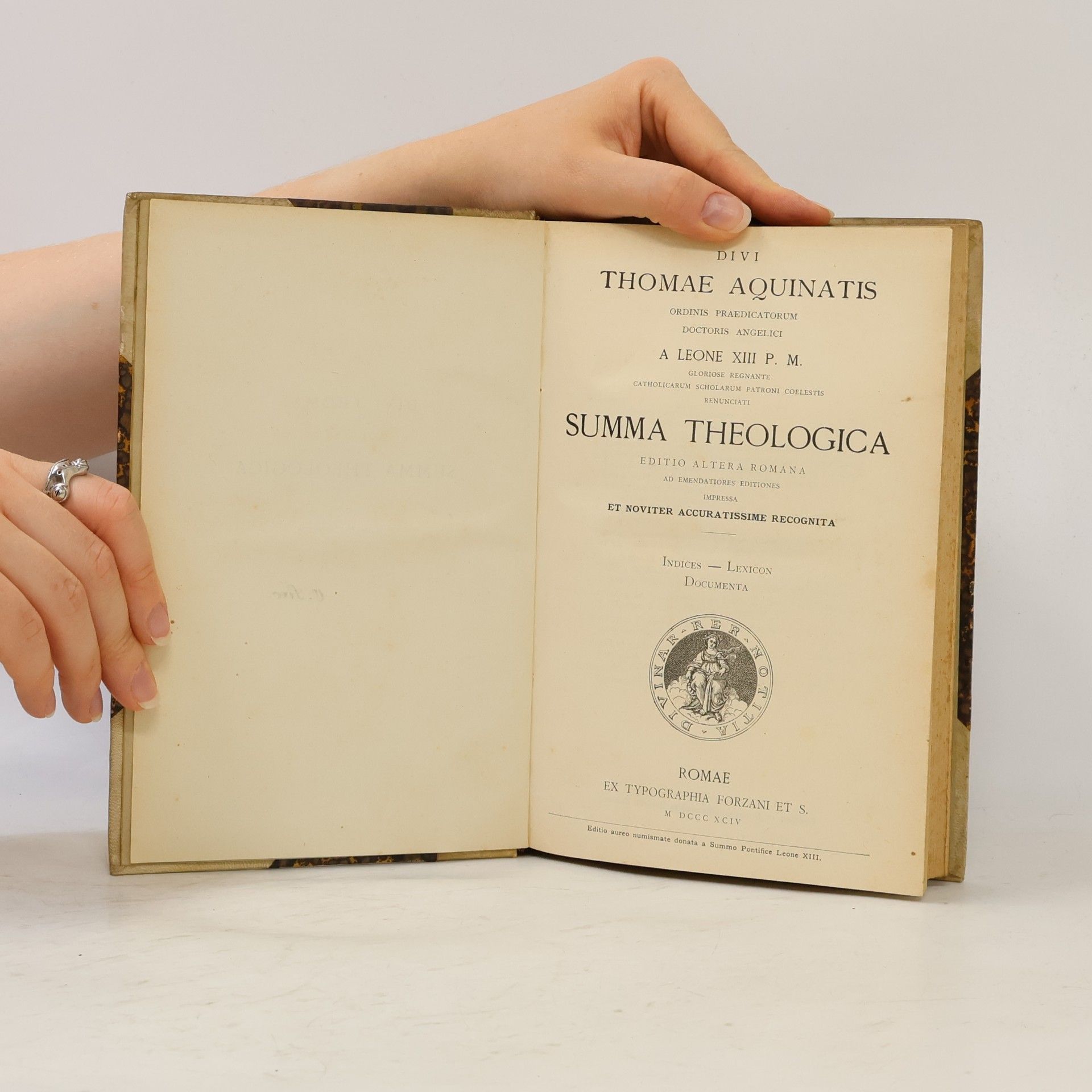 Thomas von Aquin Summa Theologica. Indices - Lexicon