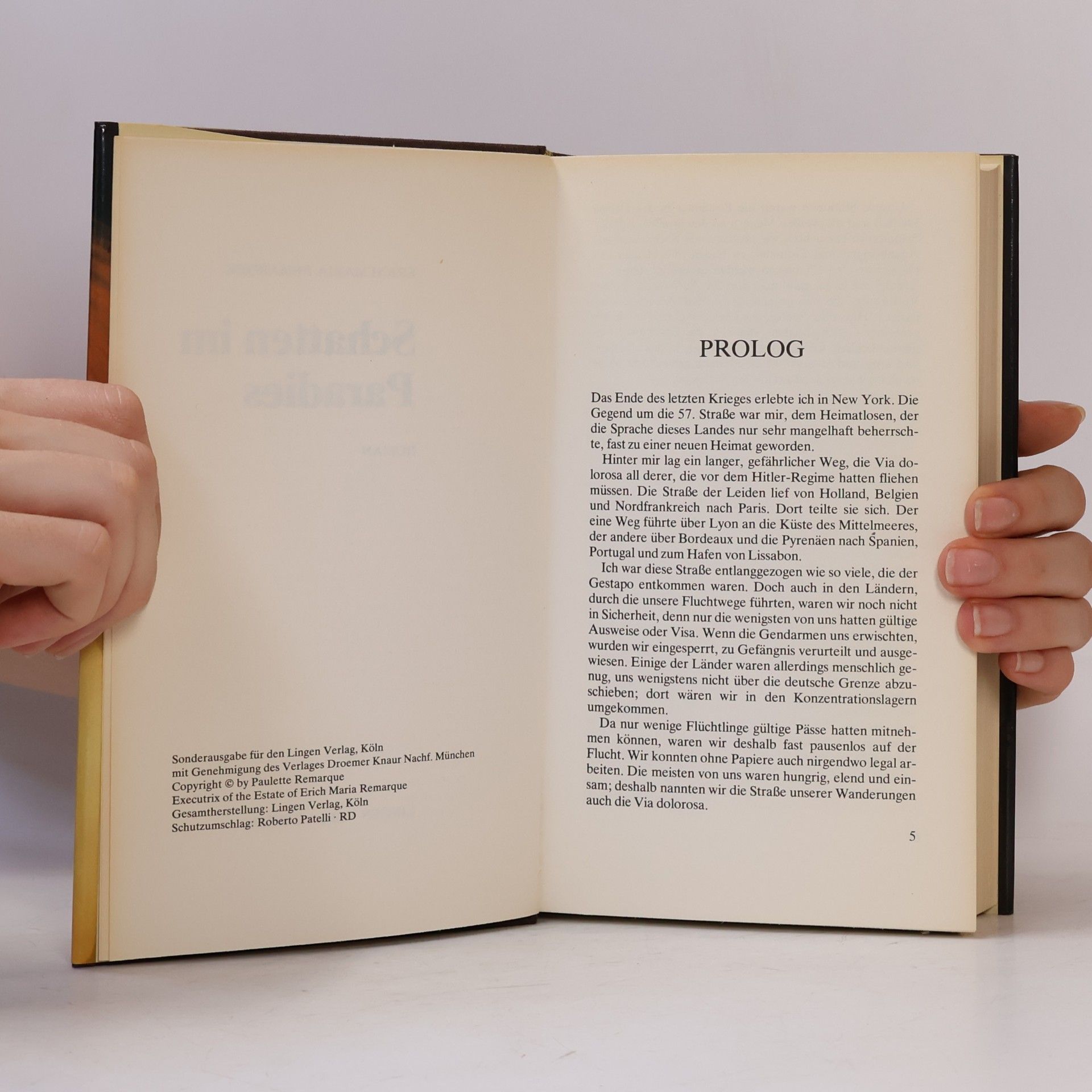 Erich Maria Remarque Schatten im Paradies