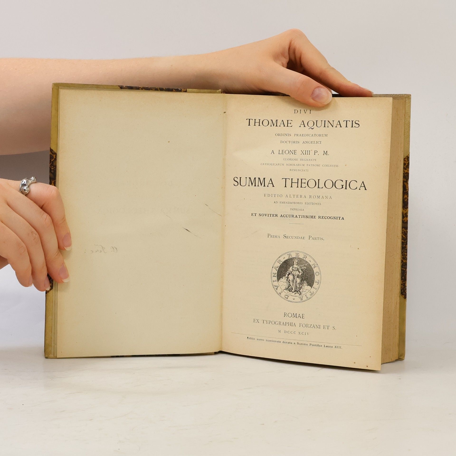 Thomas von Aquin Summa Theologica. Prima secundae partis