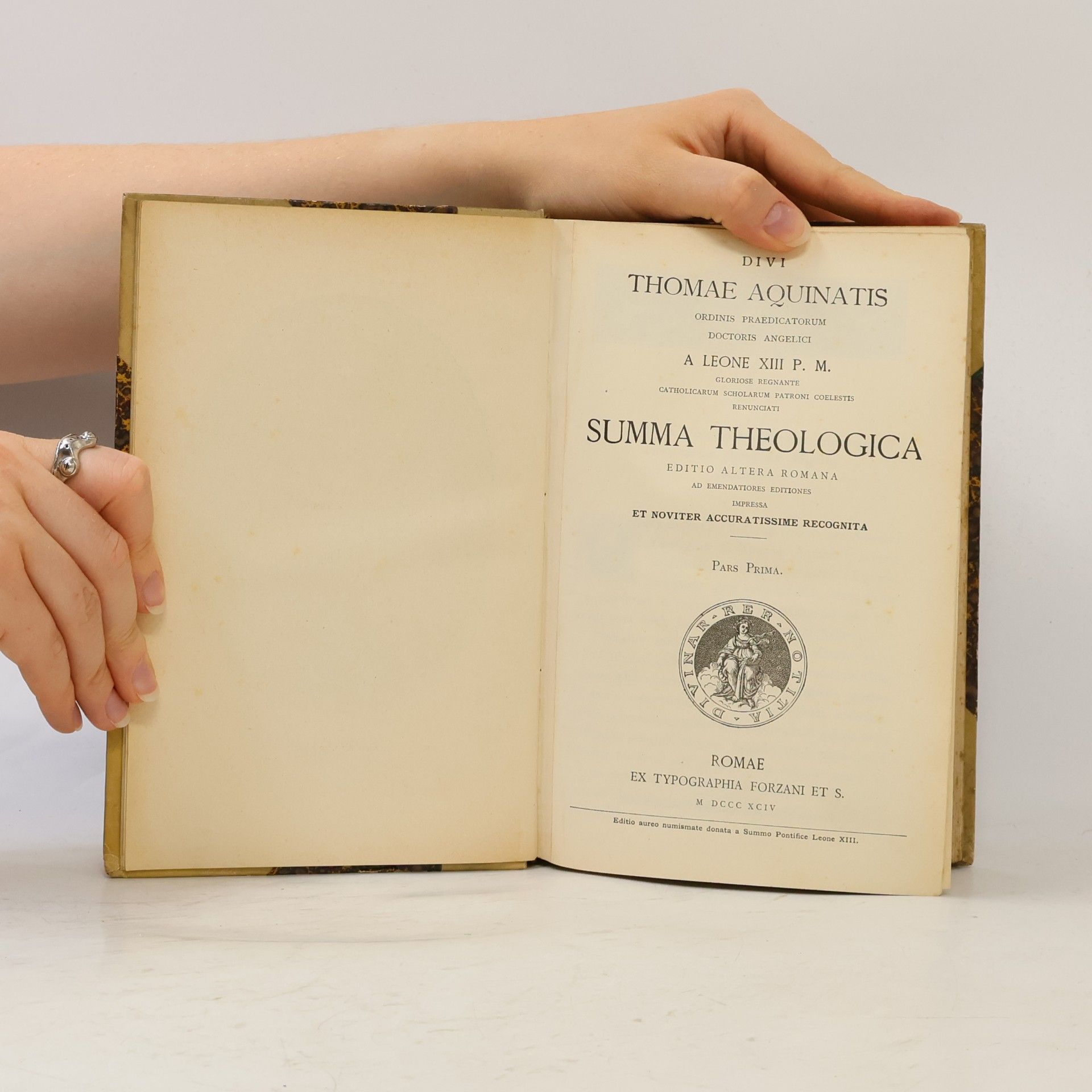 Thomas von Aquin Summa Theologica. Pars prima