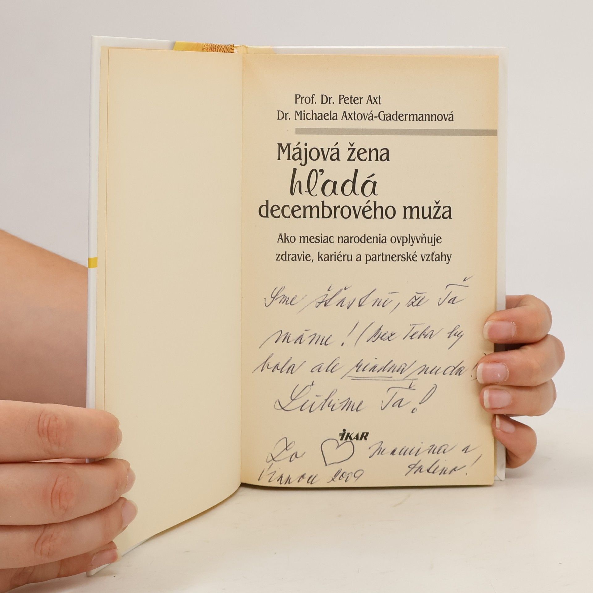 Peter Axt Májová žena hľadá decembrového muža