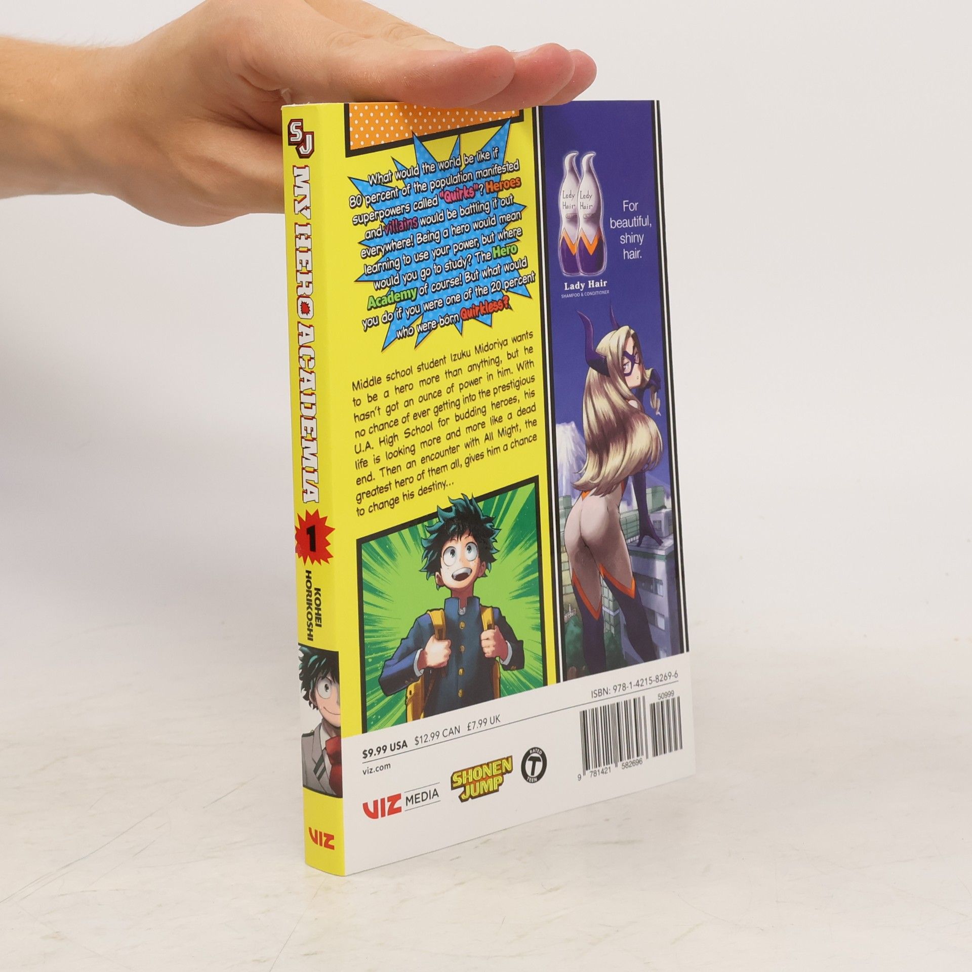 Kōhei Horikoshi My Hero Academia. Vol. 1, Izuku Midoriya - Origin