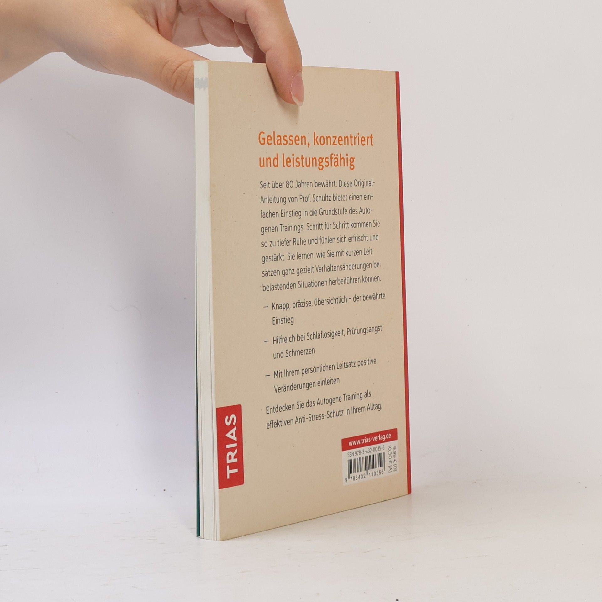 Johannes Heinrich Schultz Autogenes Training Das Original-Übungsbuch