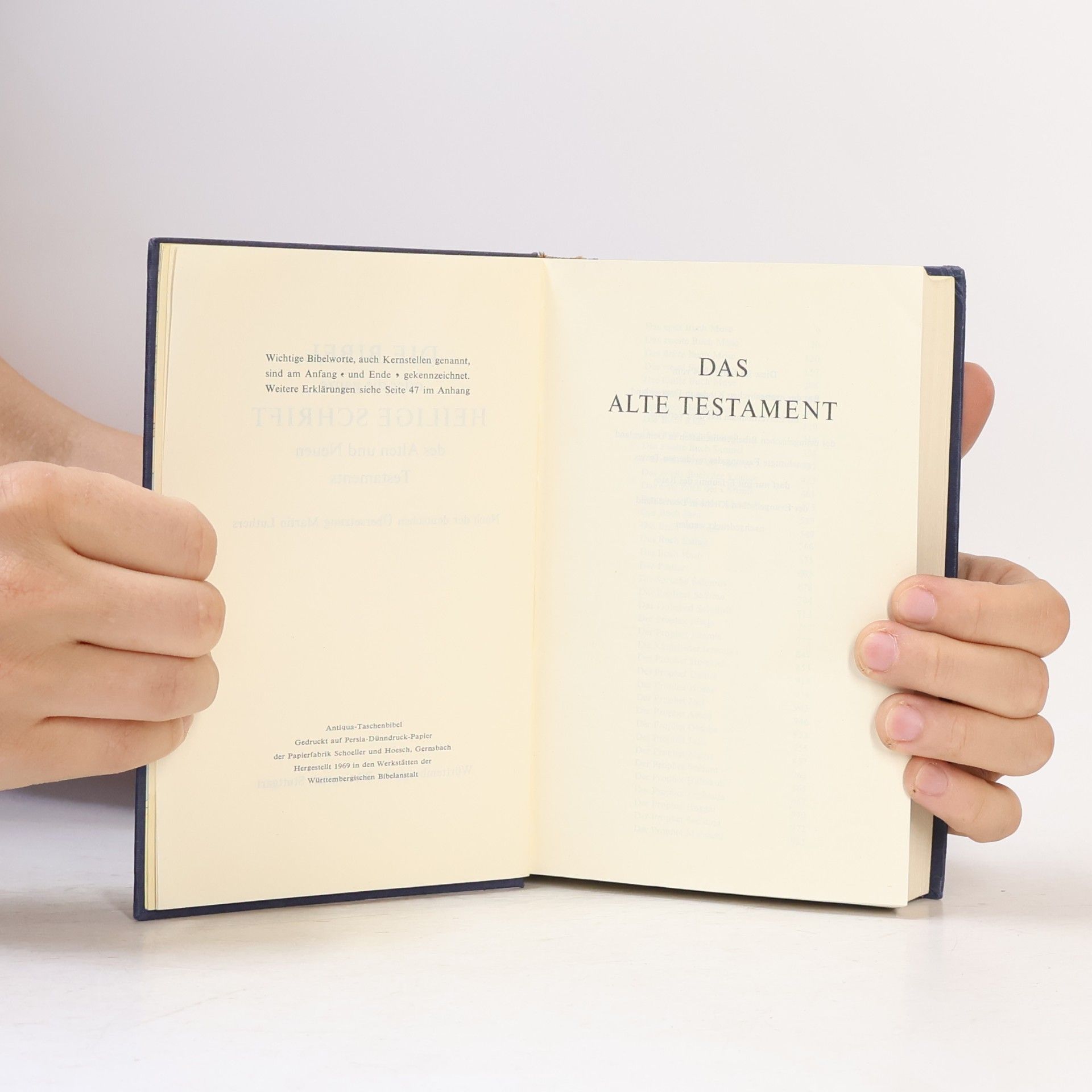 Martin Luther Die Bibel oder die ganze Heilige Schrift
