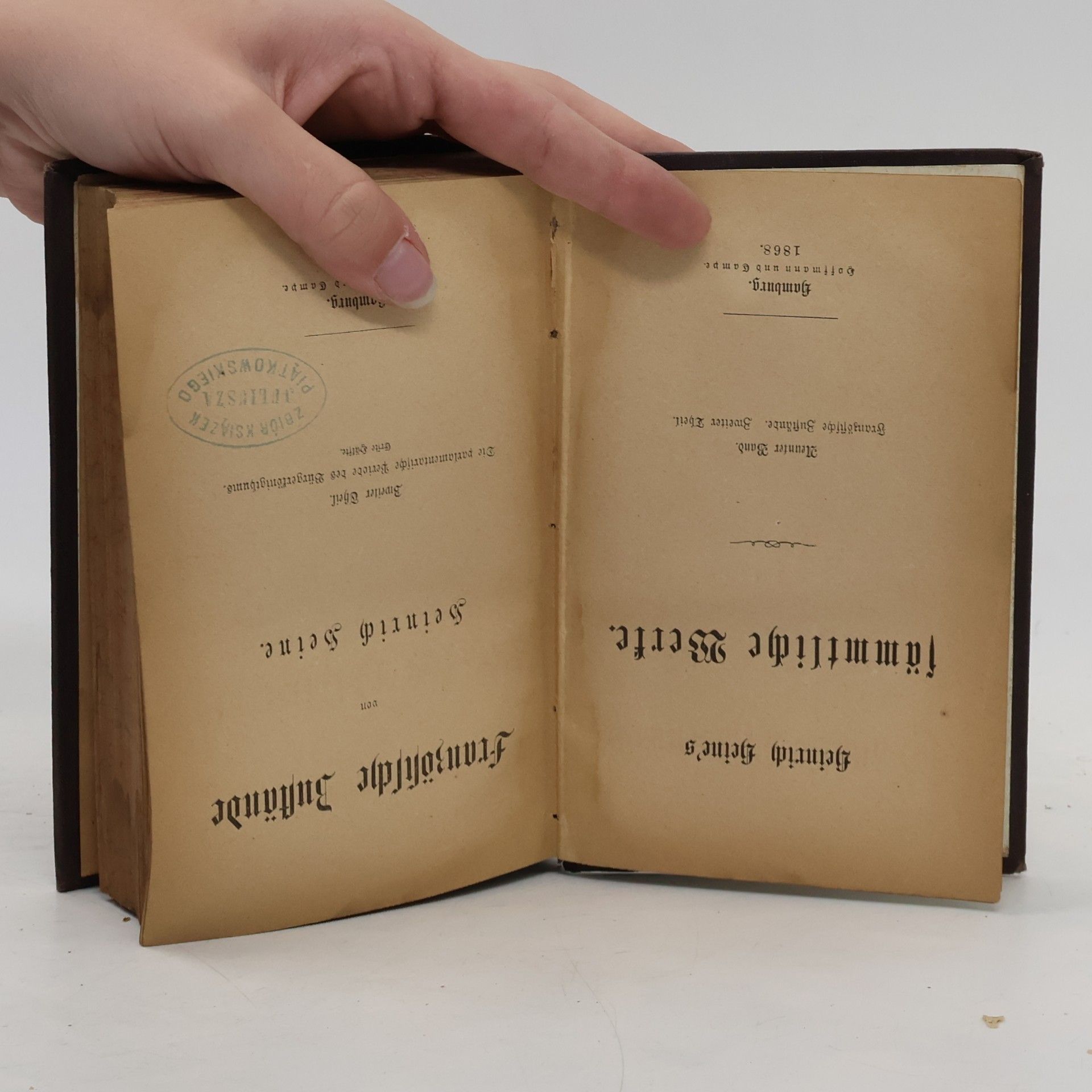 Heinrich Heine Sämmtliche Werke IX. Französische Zustände 2