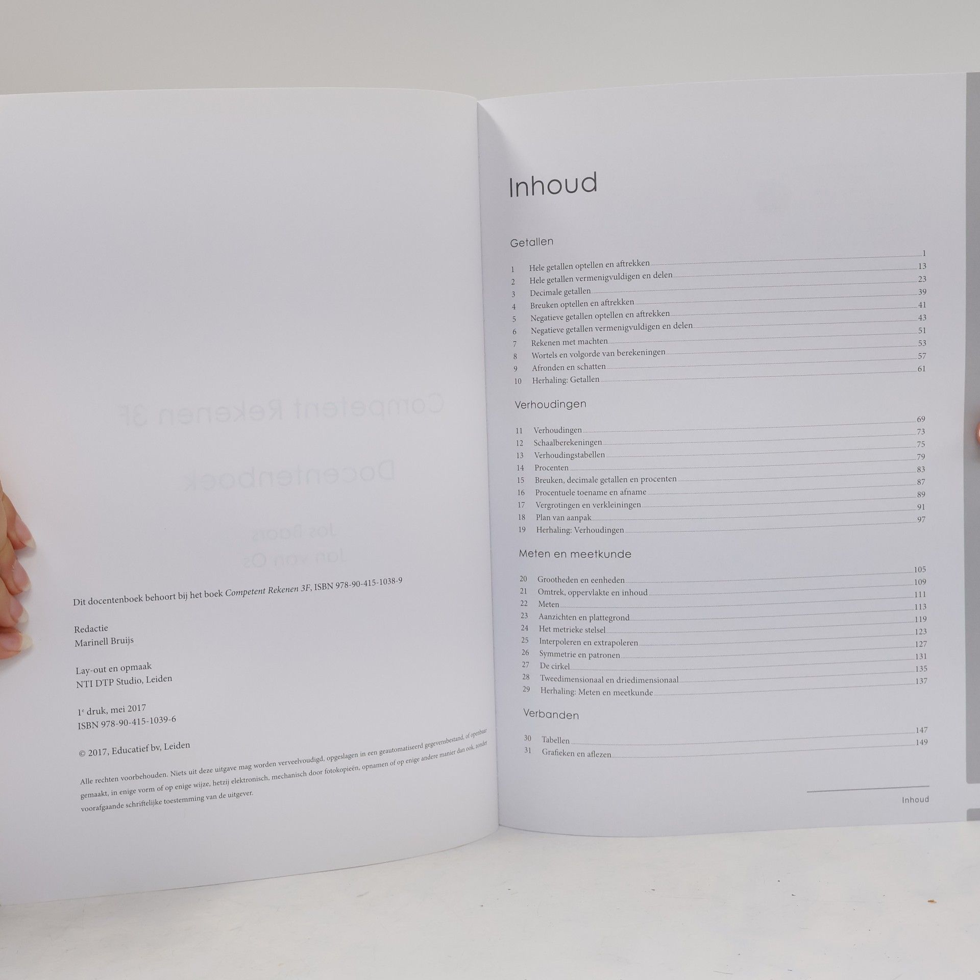 Jos Baars  Competent rekenen docentenboek 3F