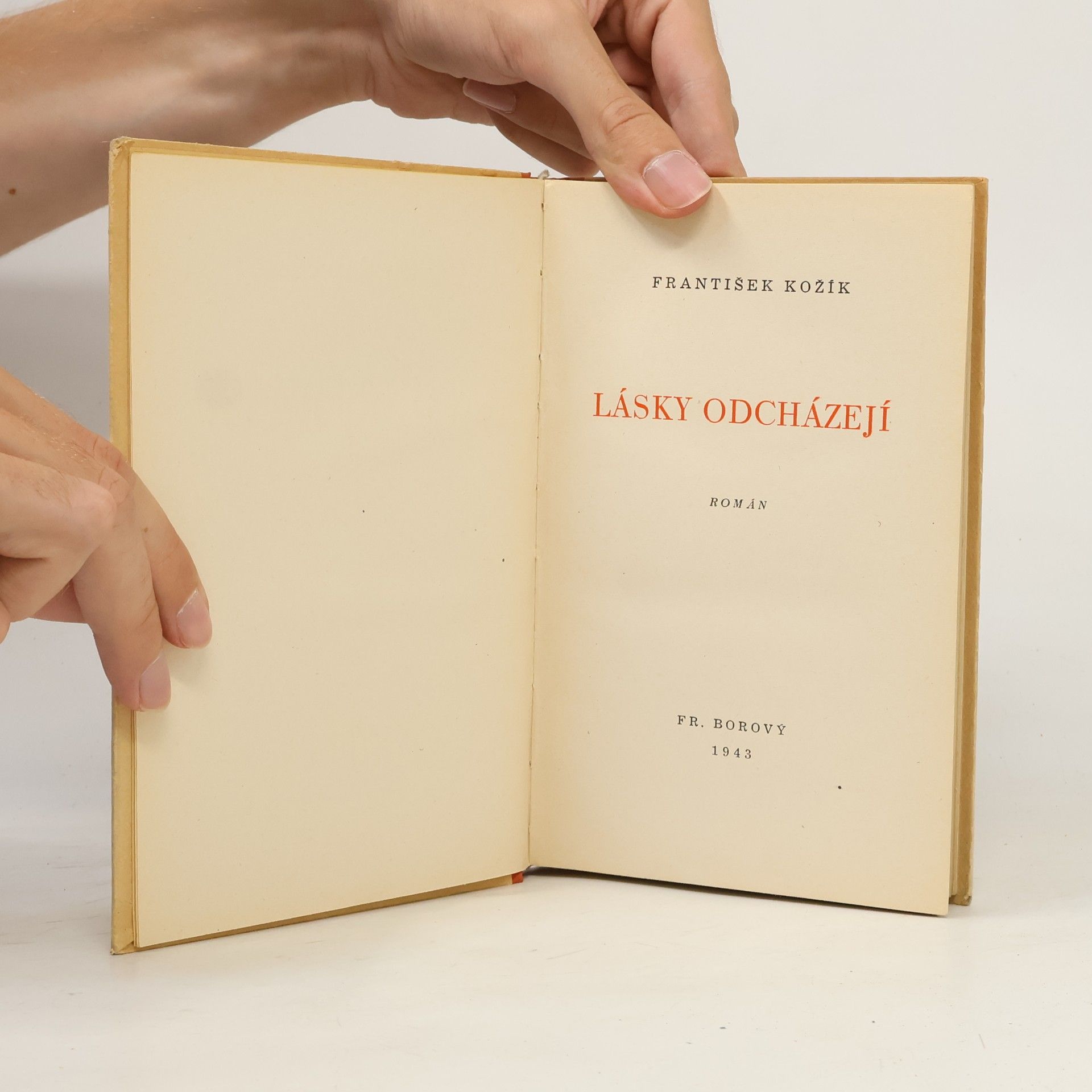 František Kožík Lásky odcházejí