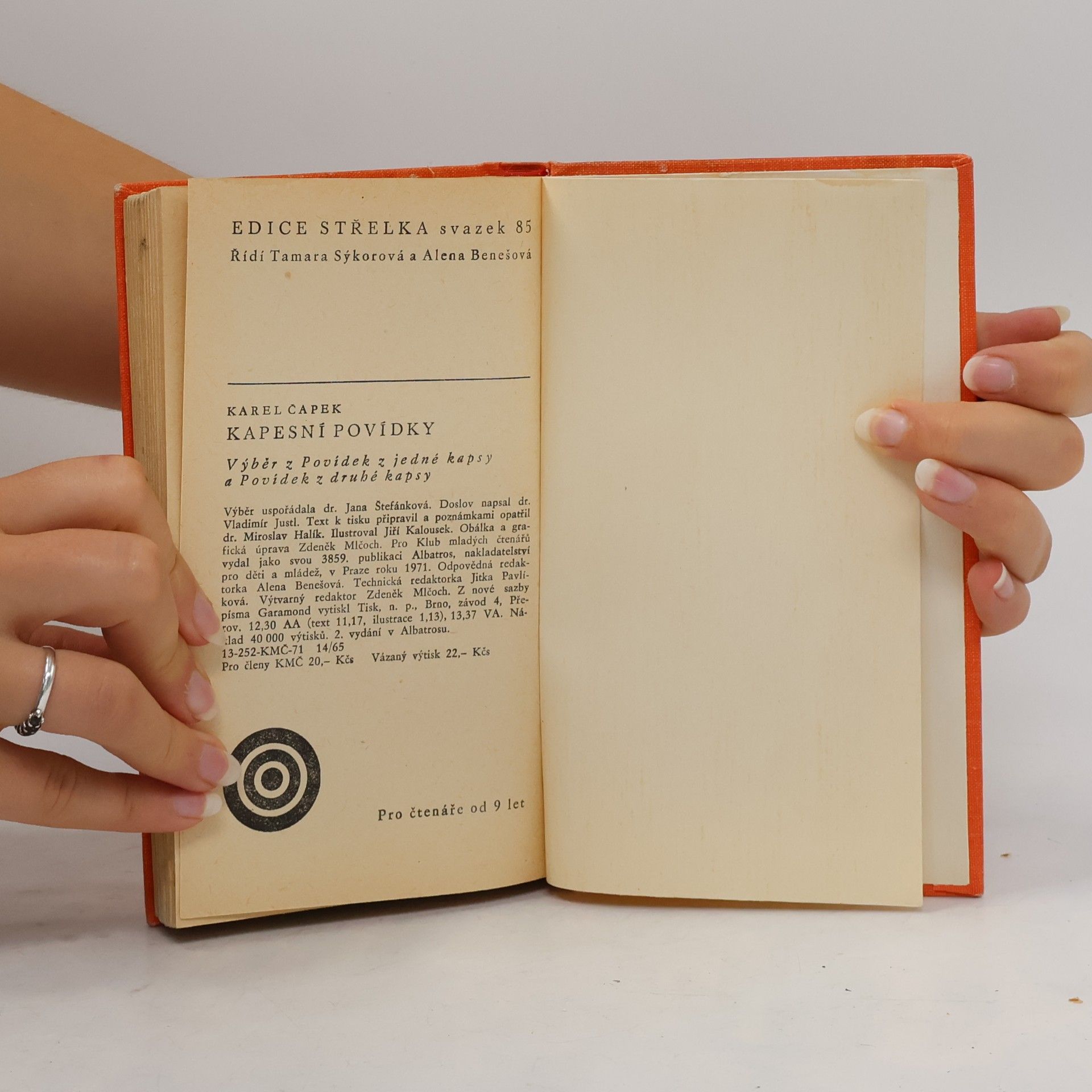Karel Čapek Kapesní povídky. Výběr z Povídek z jedné a Povídek z druhé kapsy
