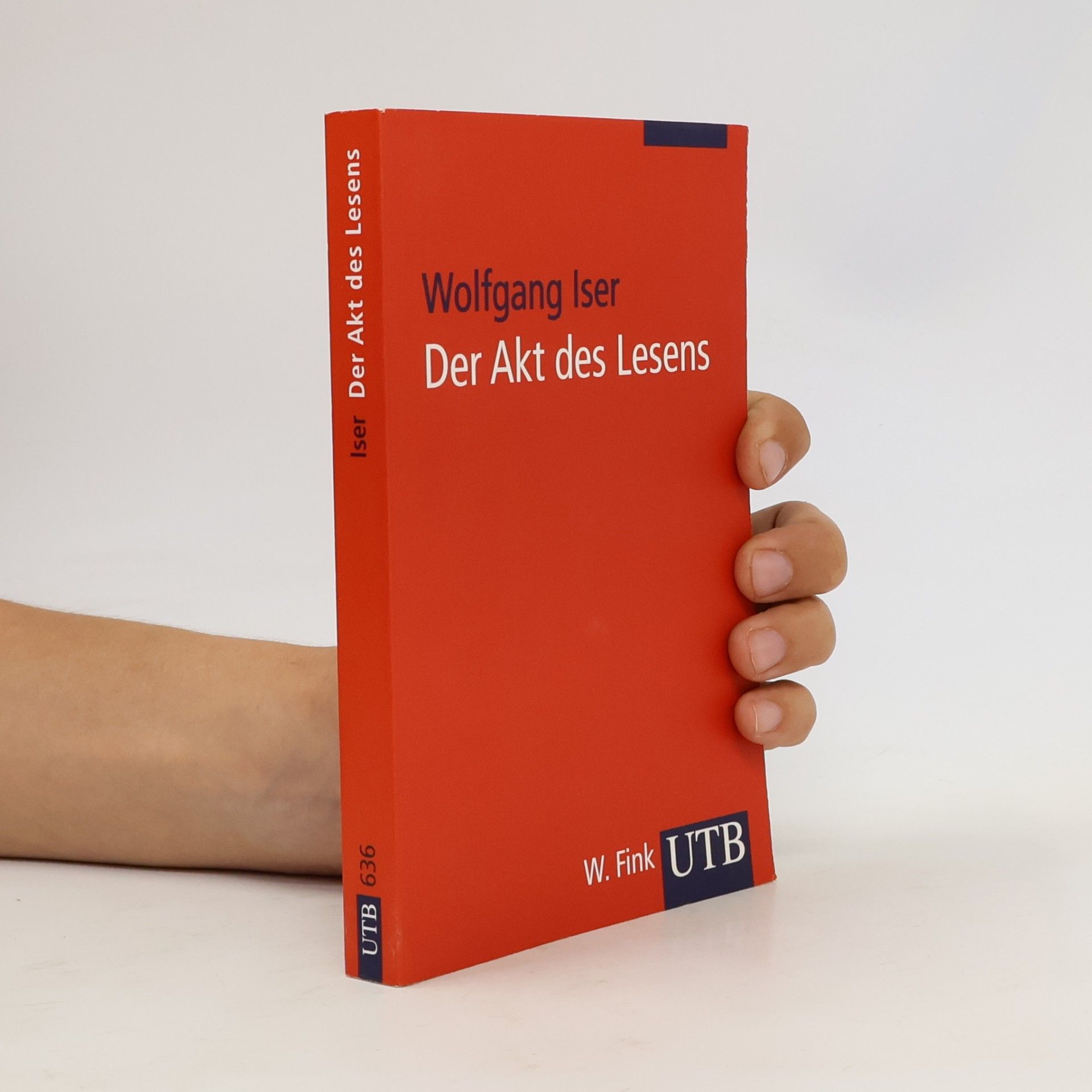 Wolfgang Iser Der Akt des Lesens