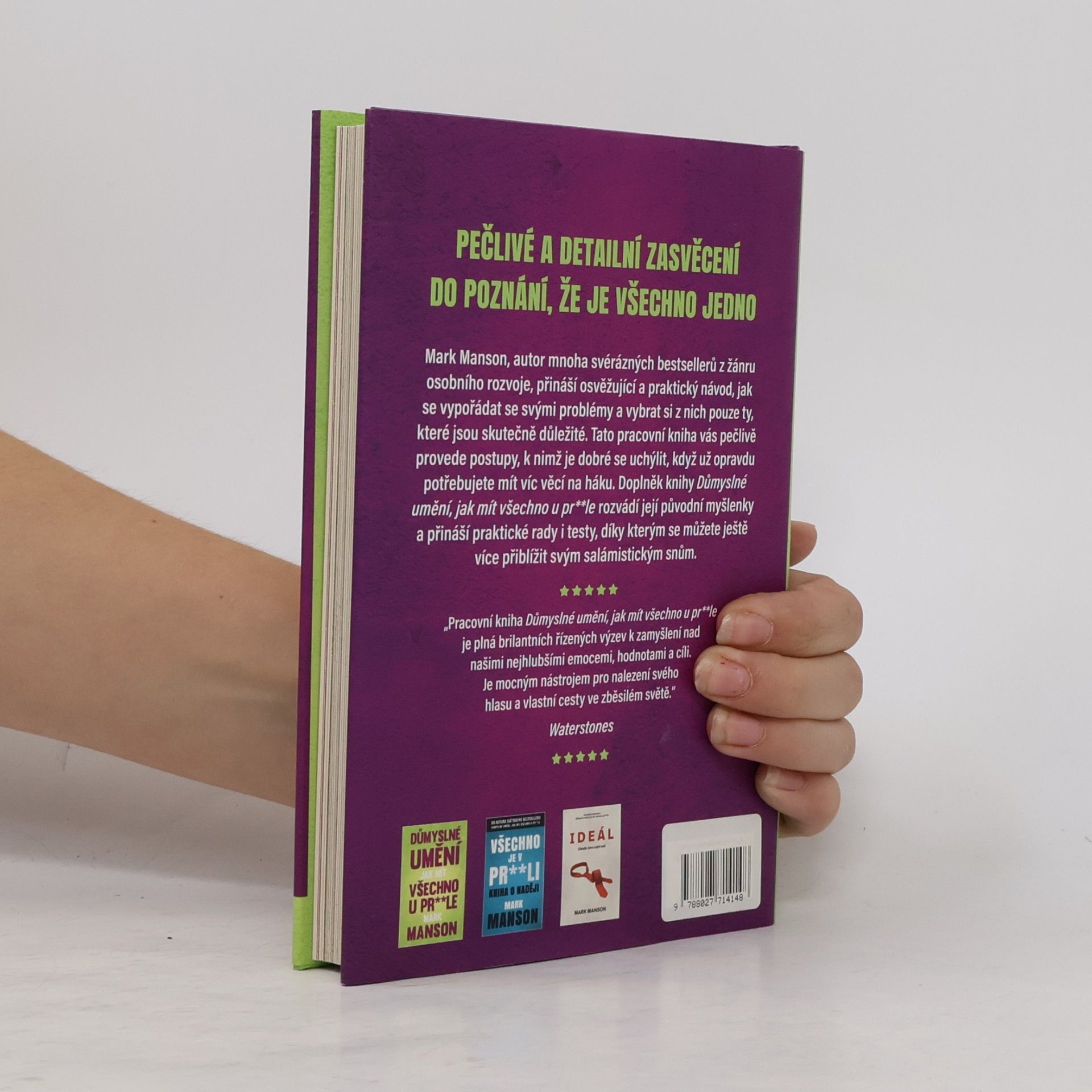 Mark Manson Důmyslné umění, jak mít všechno u pr**le. Pracovní kniha