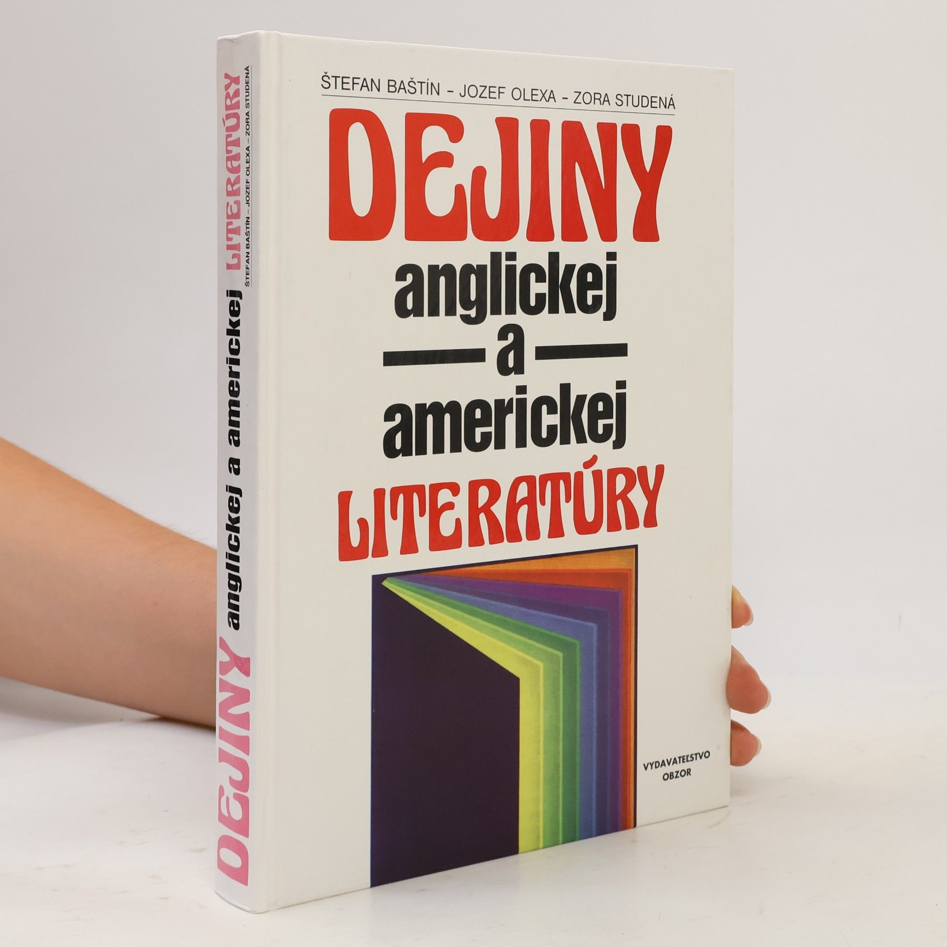 Štefan Baštín Dejiny anglickej a americkej literatúry