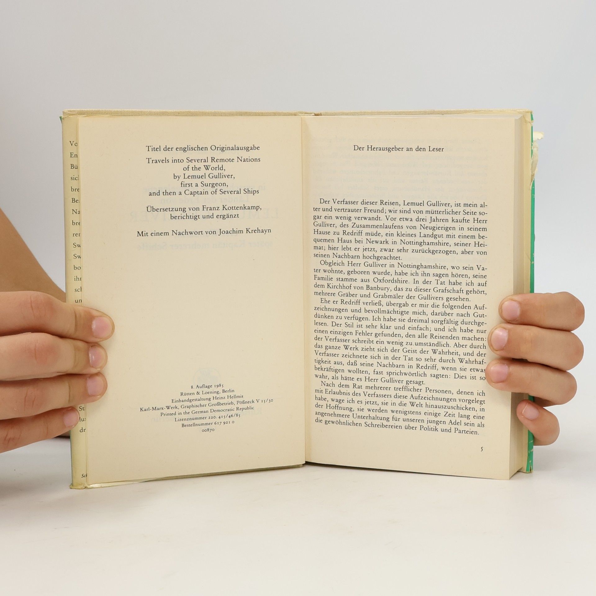 Jonathan Swift Gullivers Reisen