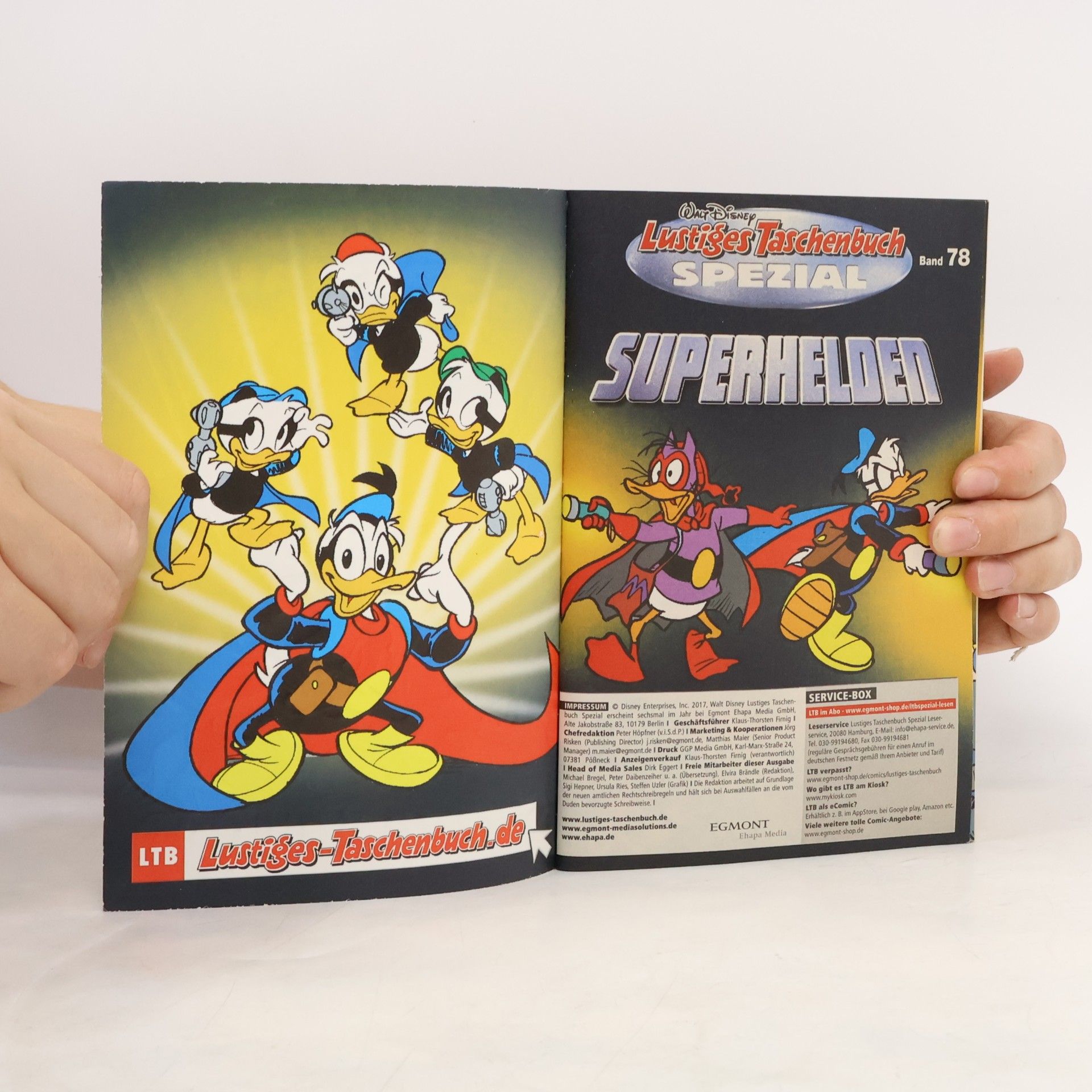 Walt Disney Lustiges Taschenbuch Spezial 78. Superhelden