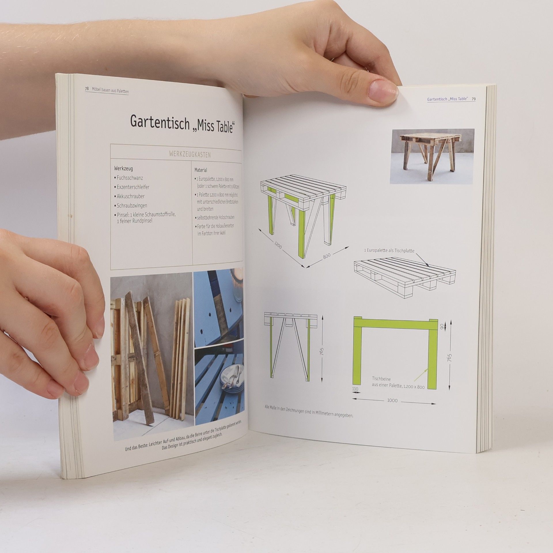 Aurélie Drouet Möbel bauen aus Paletten