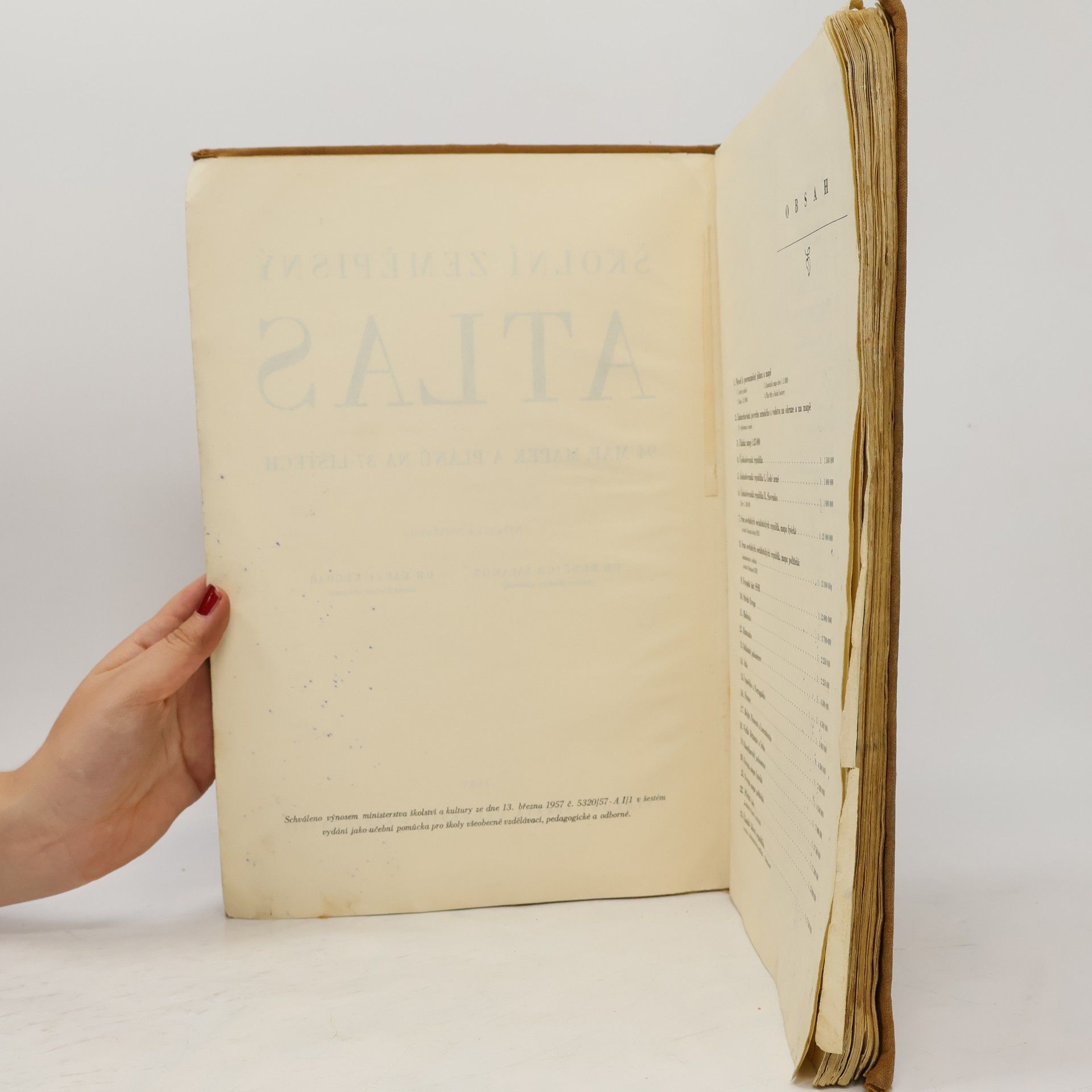 Bedřich Šalamon Školní zeměpisný atlas