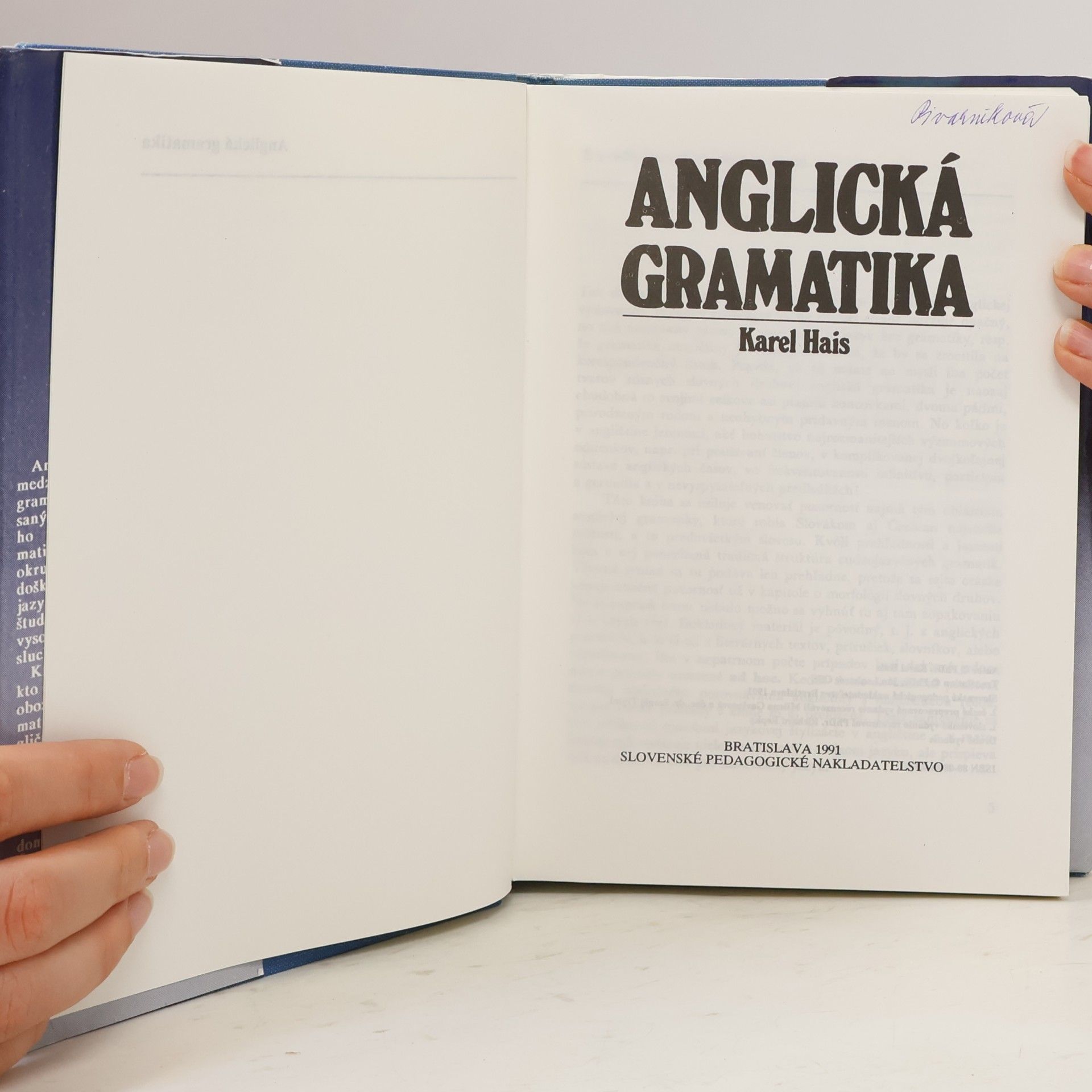 Karel Hais Anglická gramatika