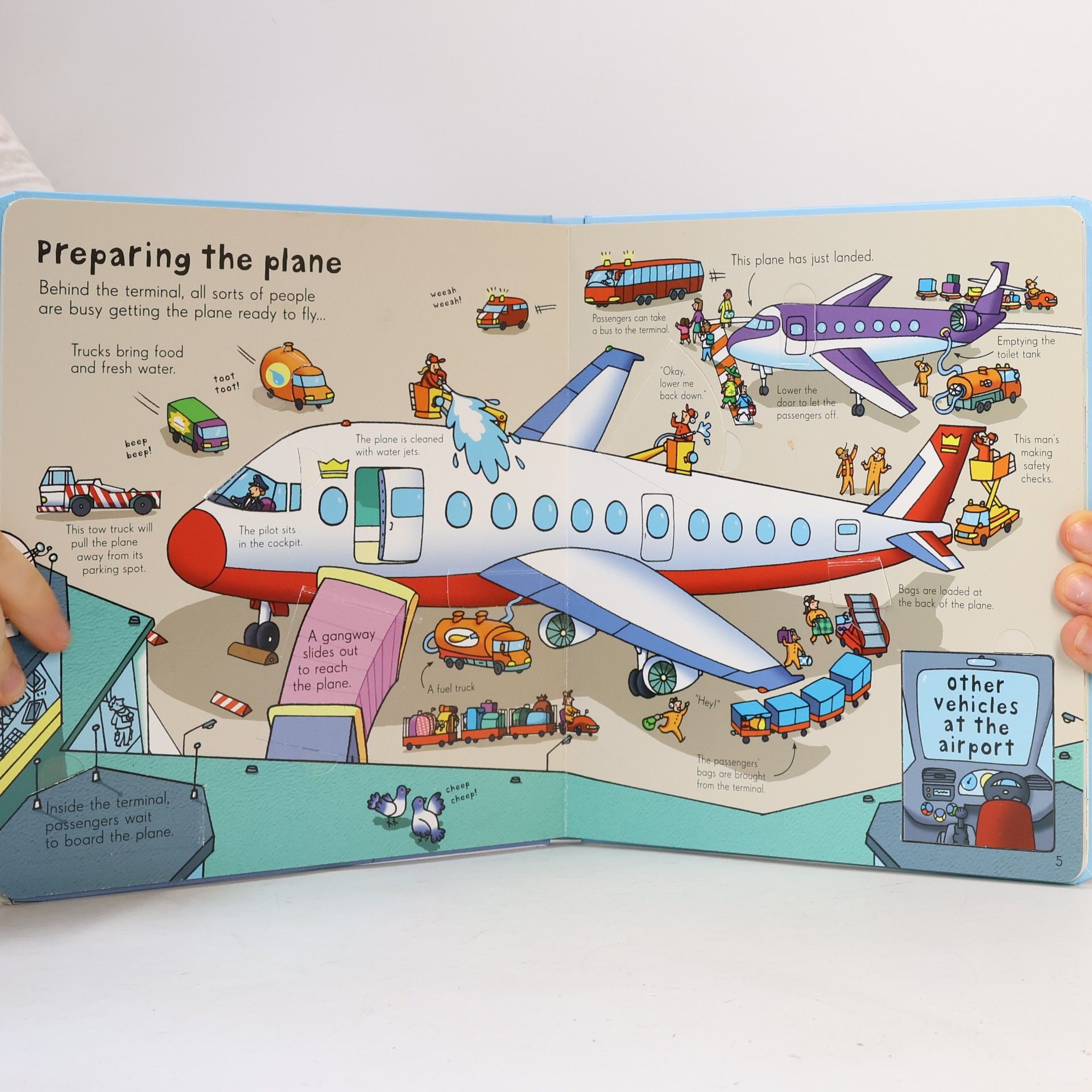 Stefano Tognetti Look inside an airport : with over 50 flaps to lift and other exciting surprises