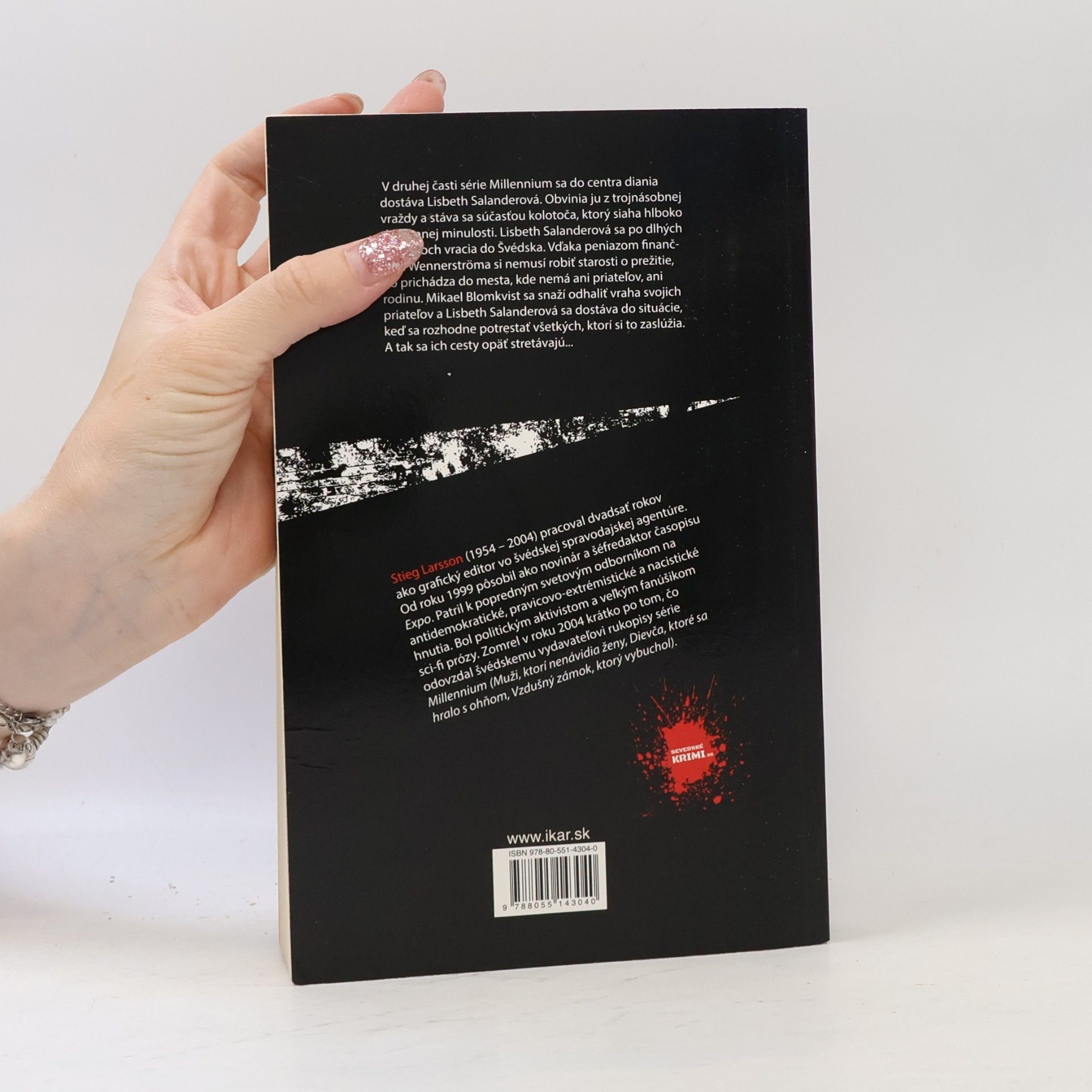Stieg Larsson Dievča, ktoré sa hralo s ohňom