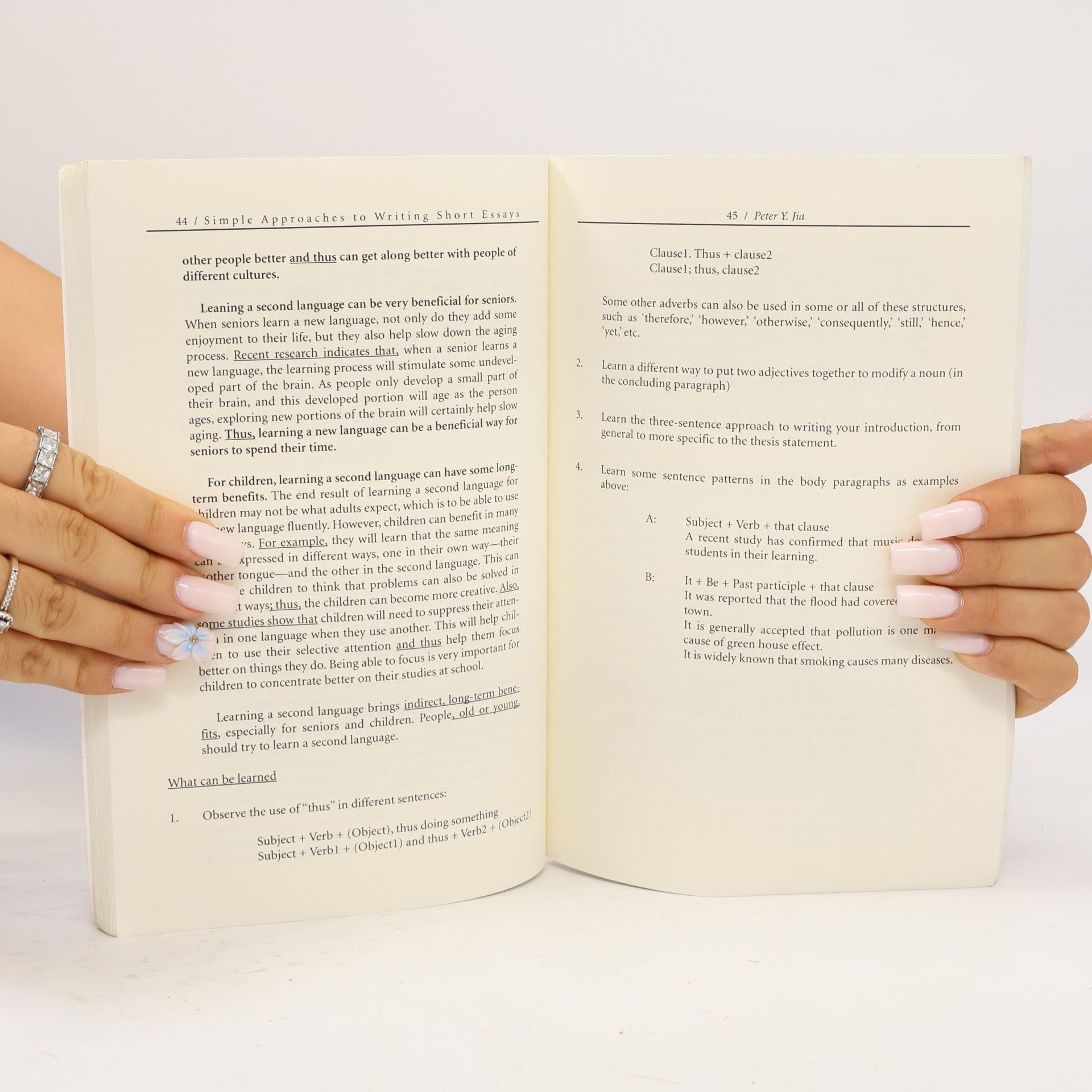 Peter Y. Jia Simple Approaches to Writing Short Essays