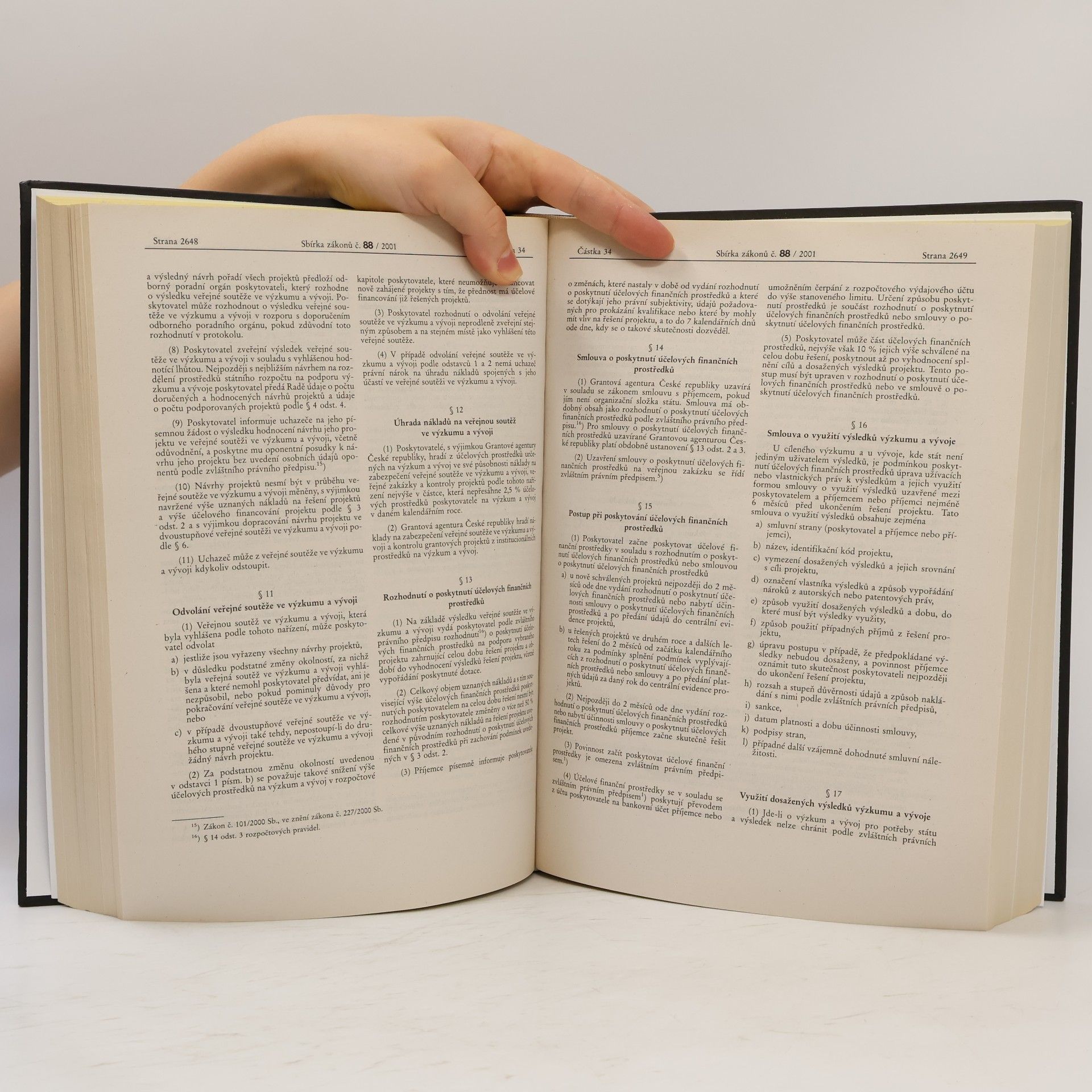 Autores varios Sbírka zákonů 2/2001