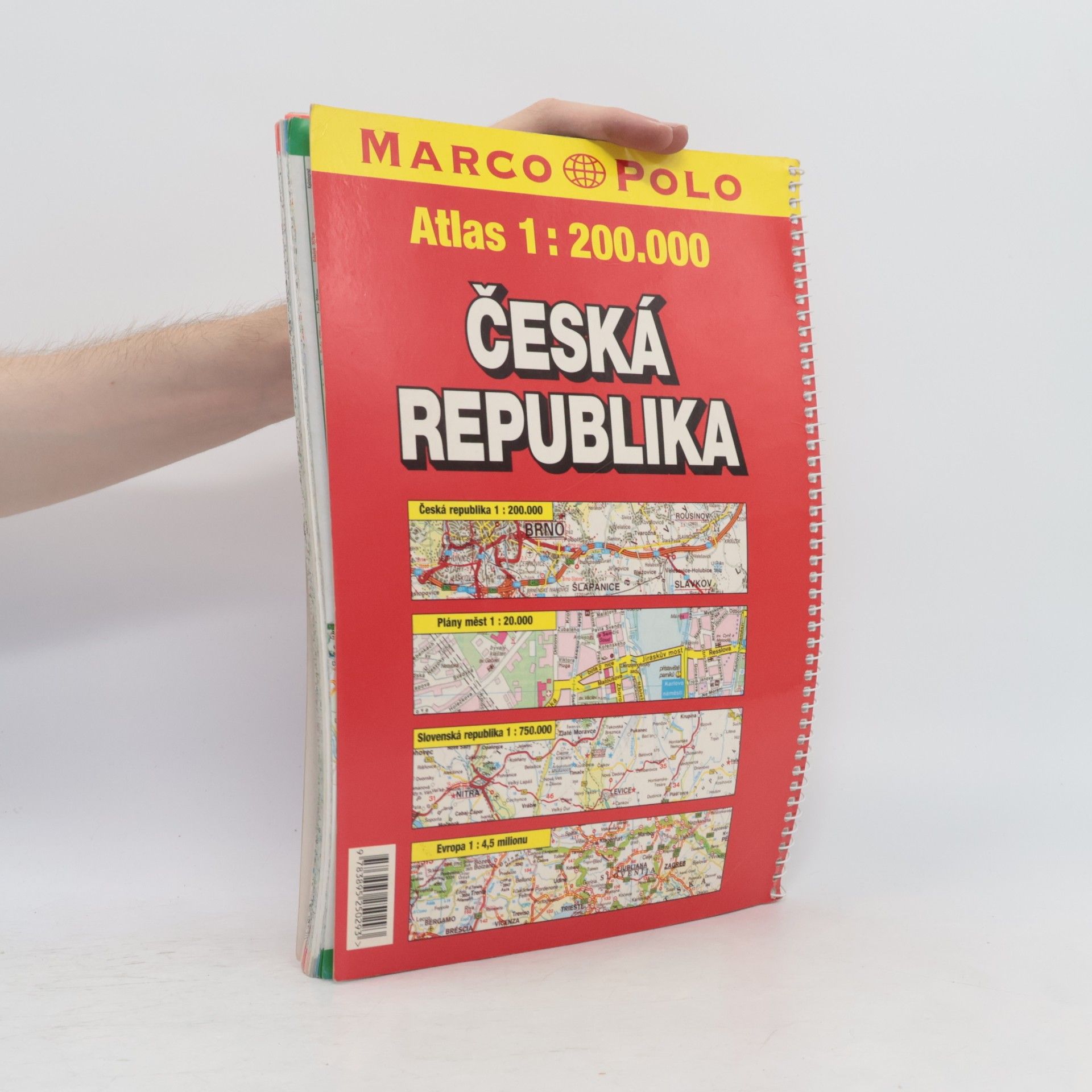 Autorenkollektiv Atlas 1:200 000. Česká republika, Slovenská republika, Evropa