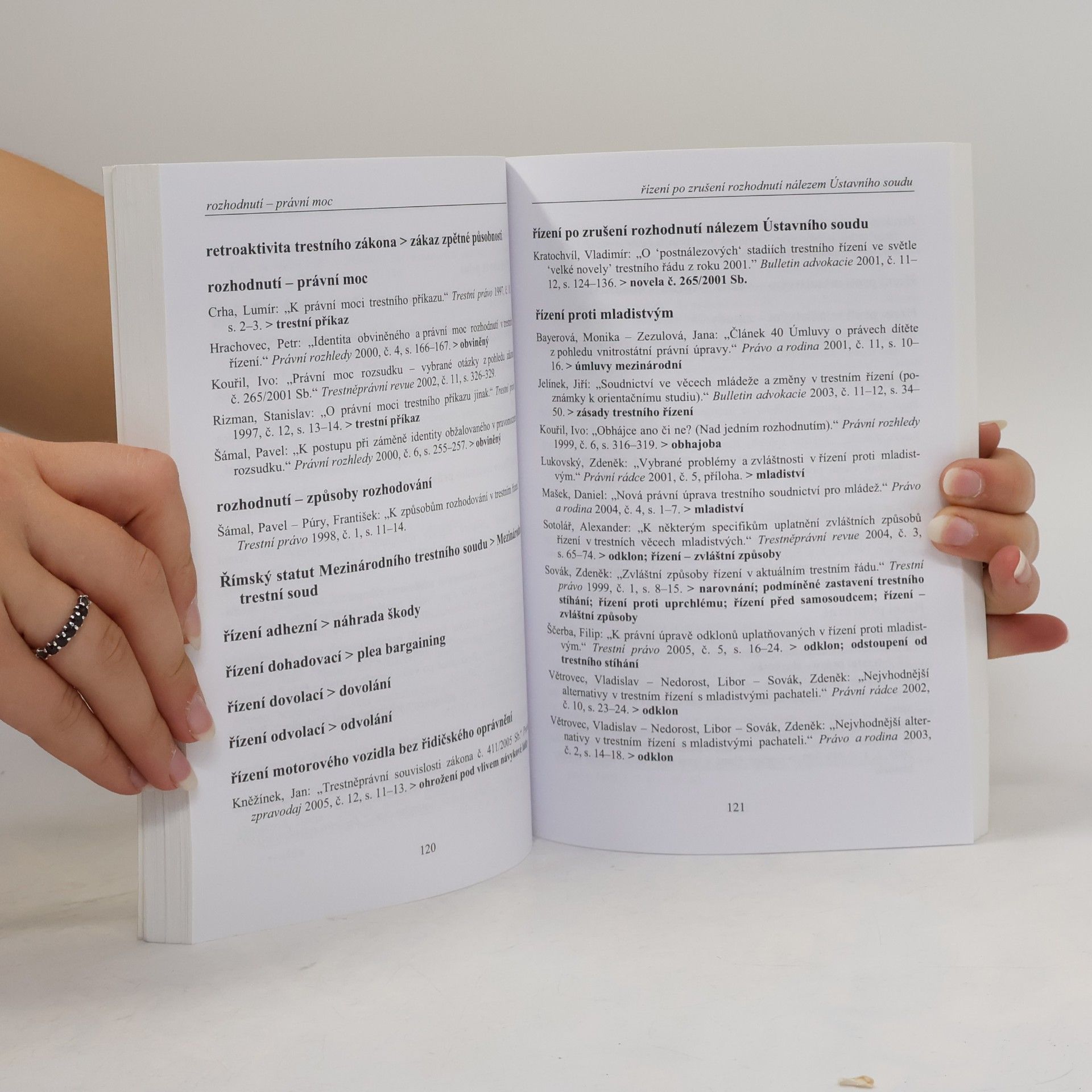 Filip Ščerba Výběrová bibliografie článků z trestního práva 1997-2005