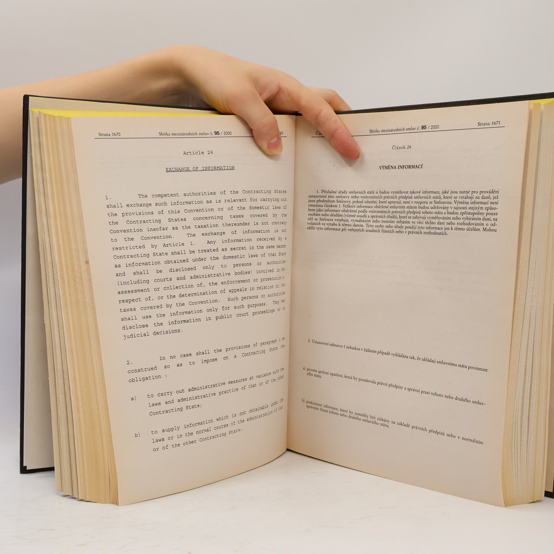 Autorenkollektiv Sbírka mezinárodních smluv 2000. č. 66-144