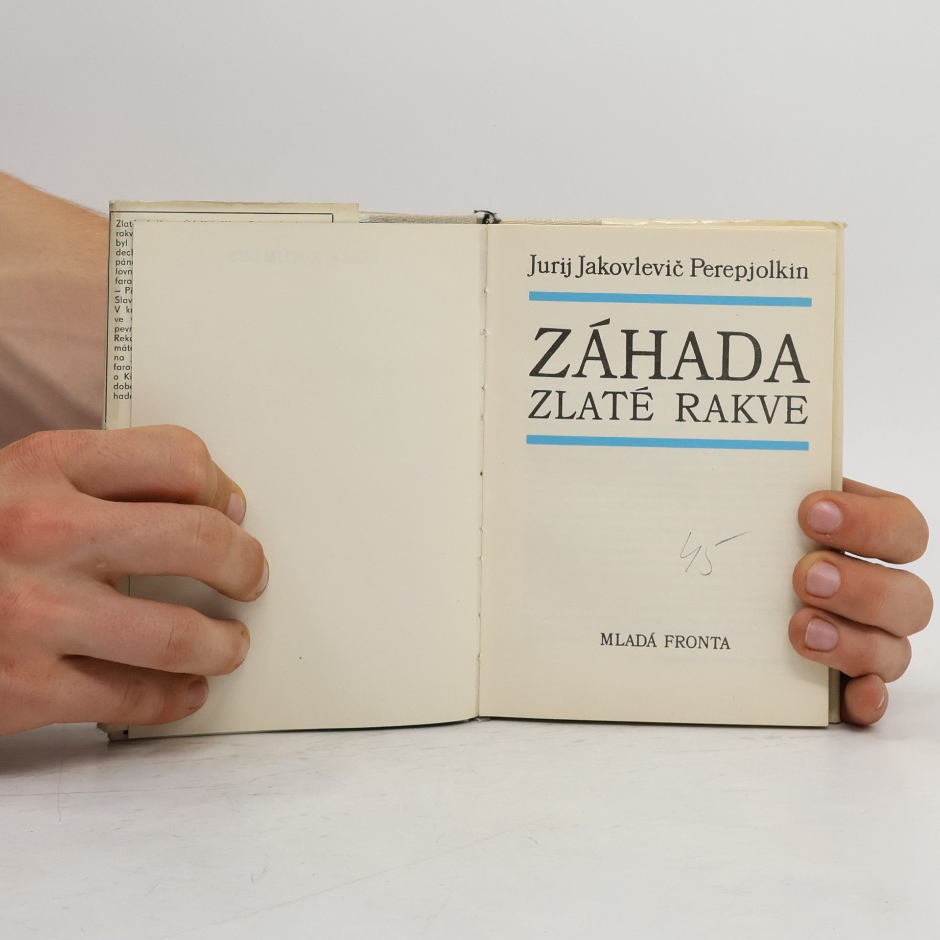 Jurij Jakovlevič Perepjolkin Záhada zlaté rakve