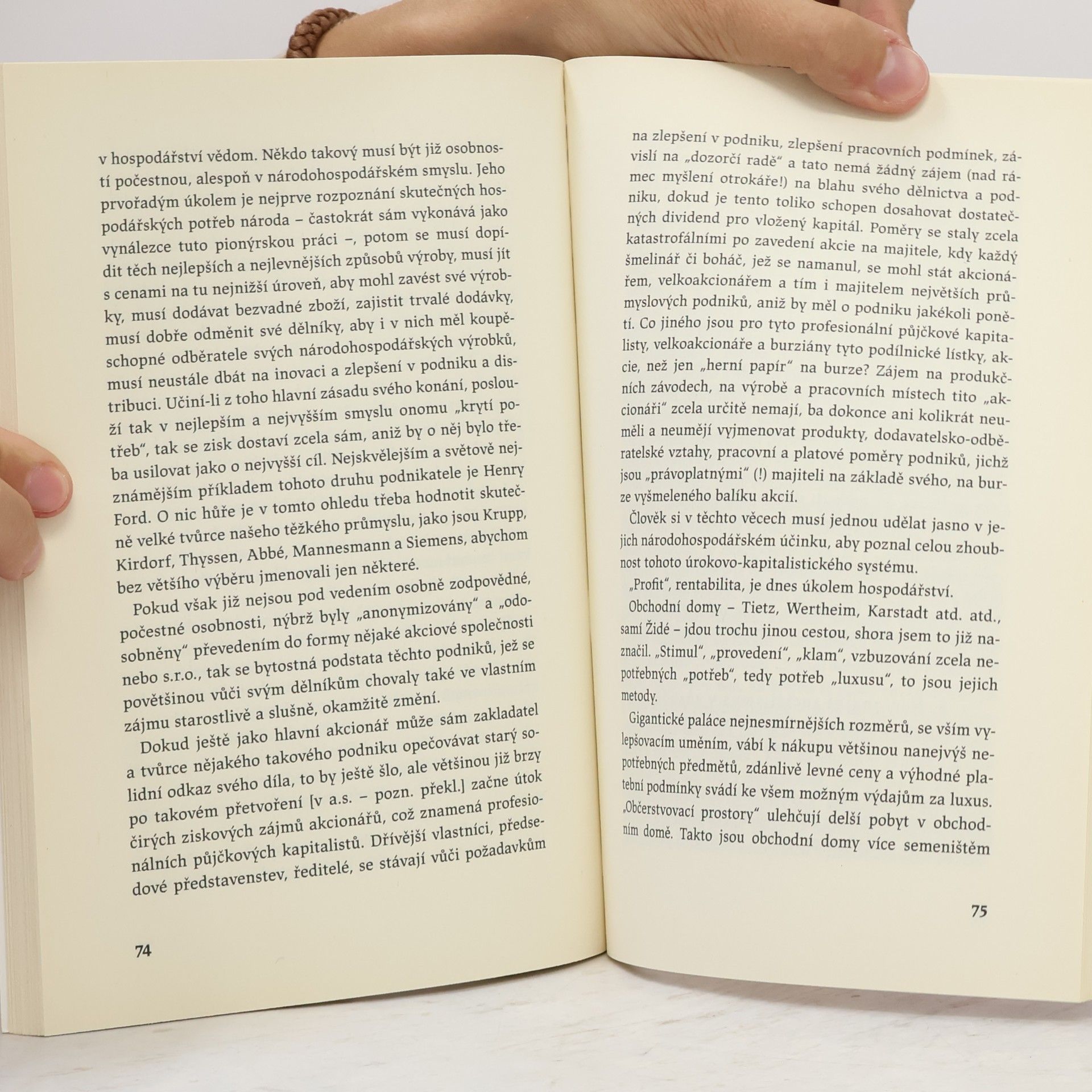Gottfried Feder Program NSDAP a jeho světonázorová podstata