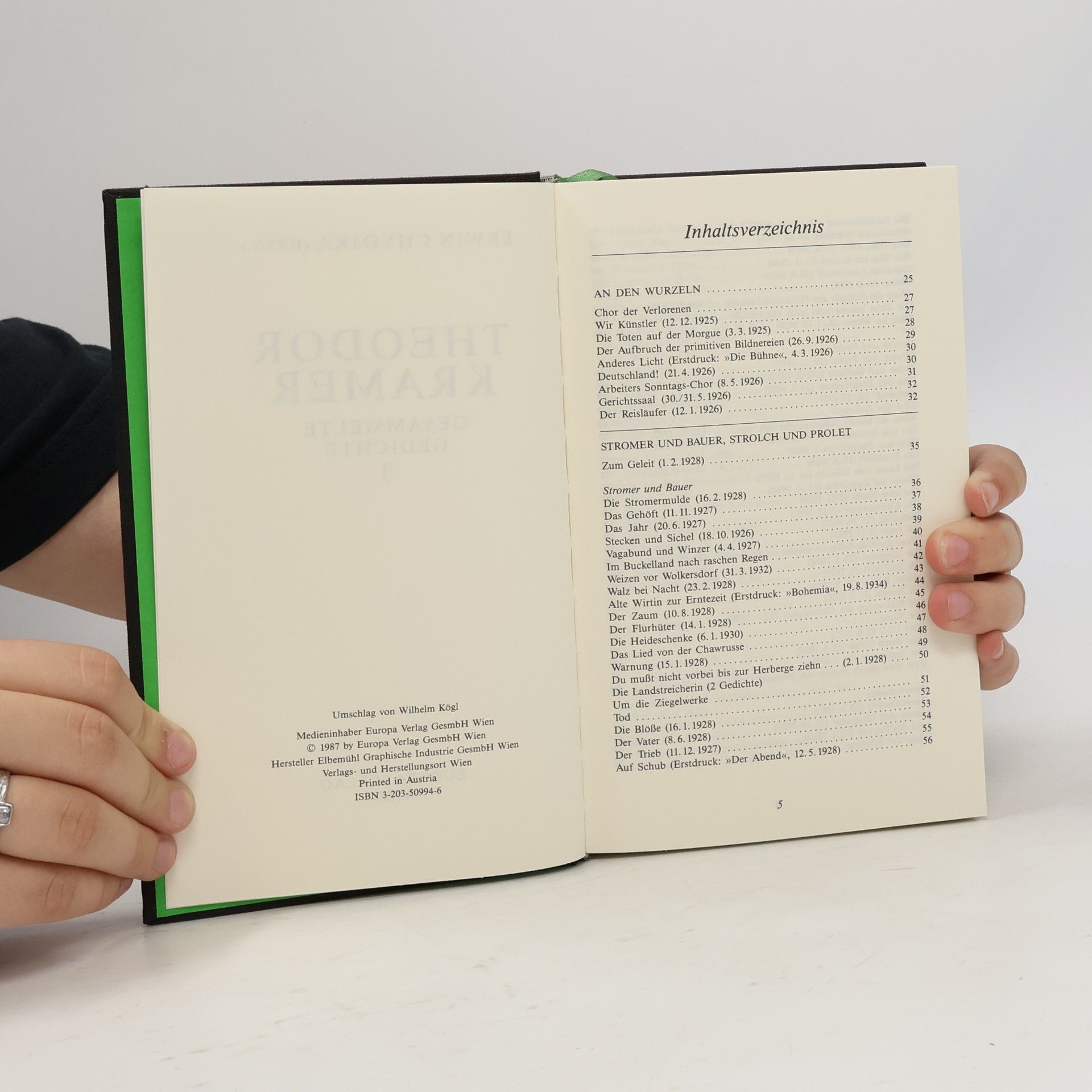 Theodor Kramer Gesammelte Gedichte 3