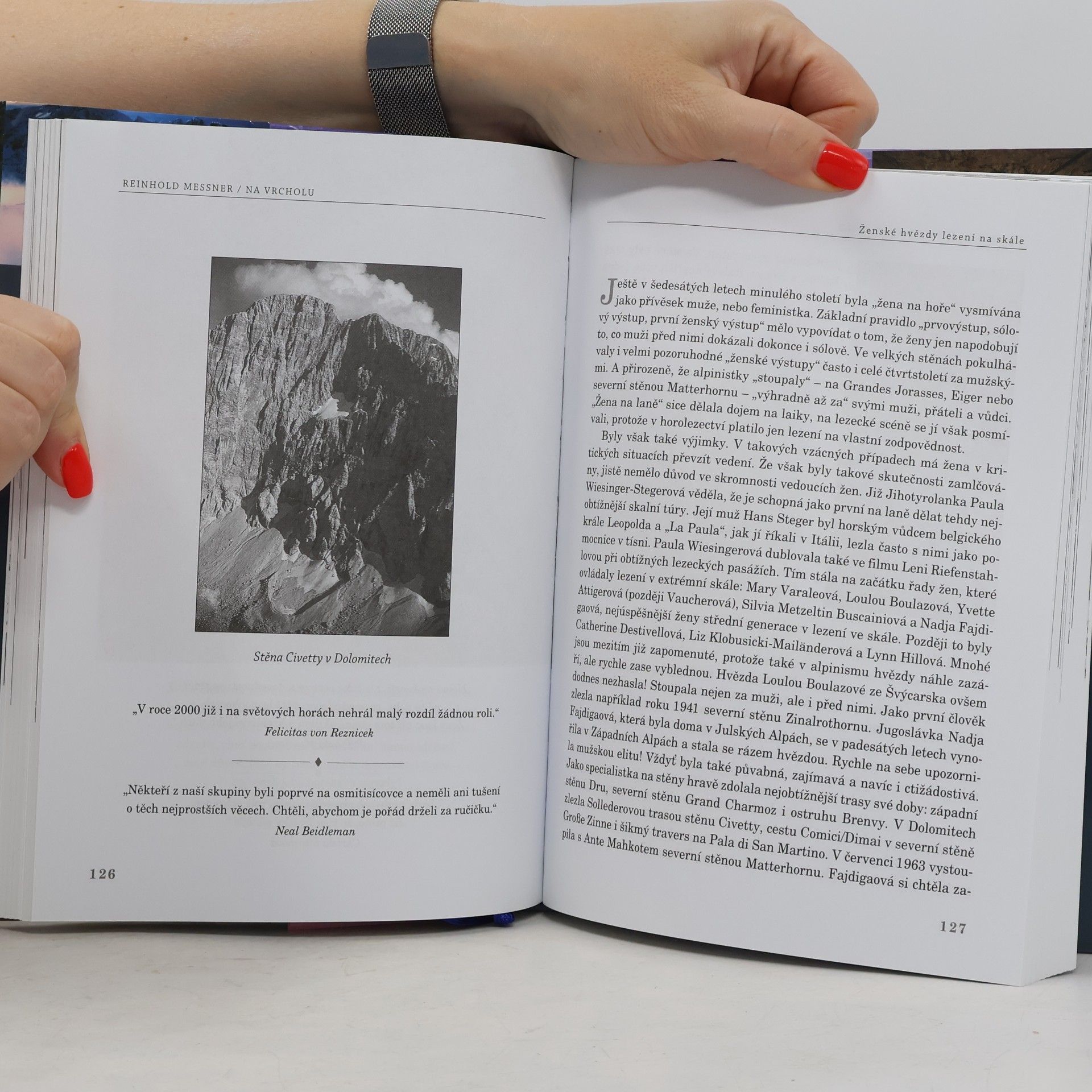 Reinhold Messner Na vrcholu - Dějiny ženského horolezectví