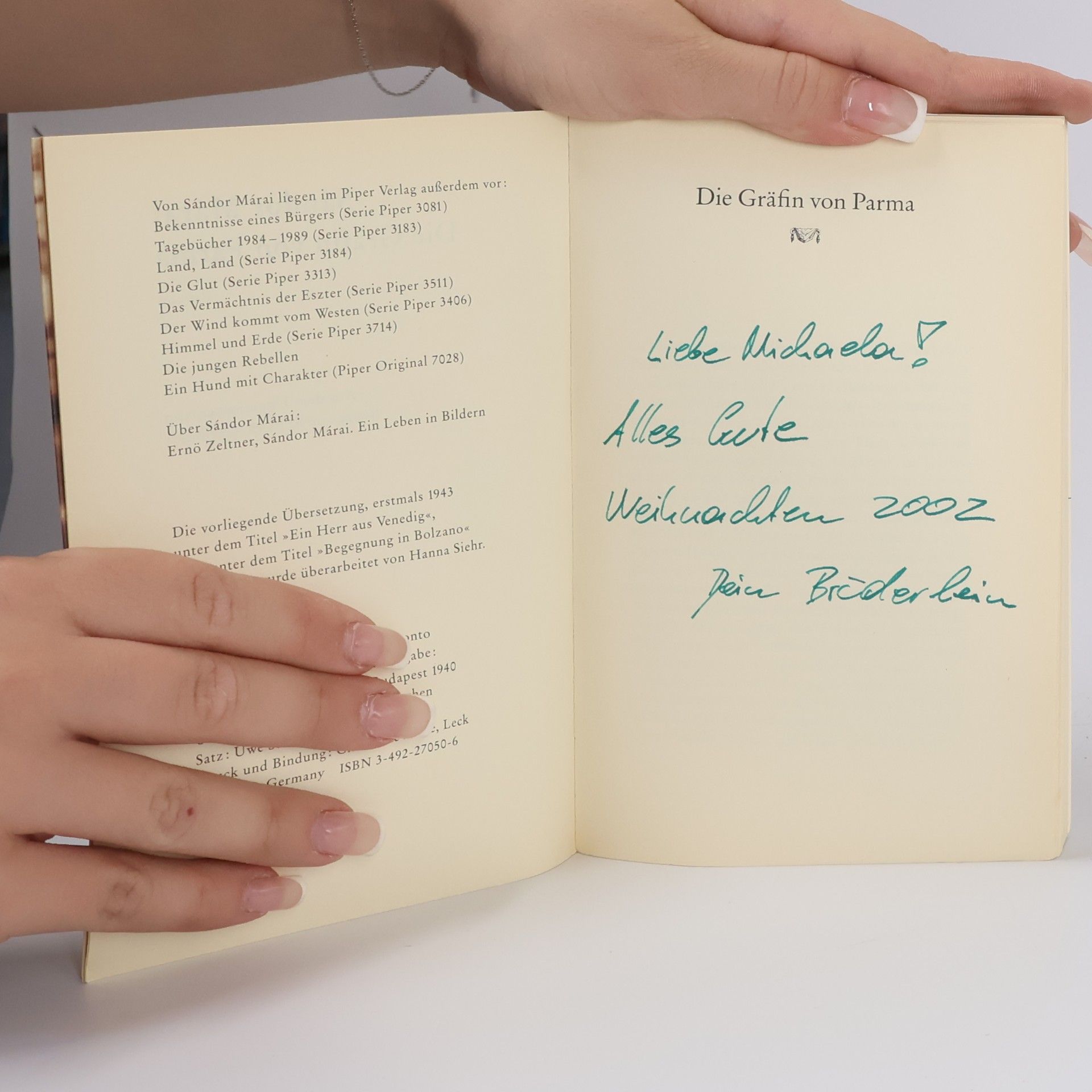 Sándor Márai Die Gräfin von Parma